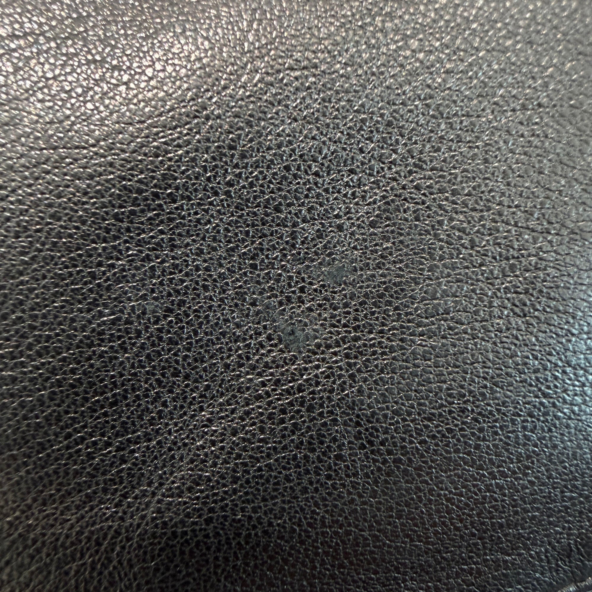 CHROME HEARTS Leather Cross Patch Drawstring Sack Leather Bag クロムハーツ レザークロスパッチ ドローストリング サックレザーバッグ 巾着