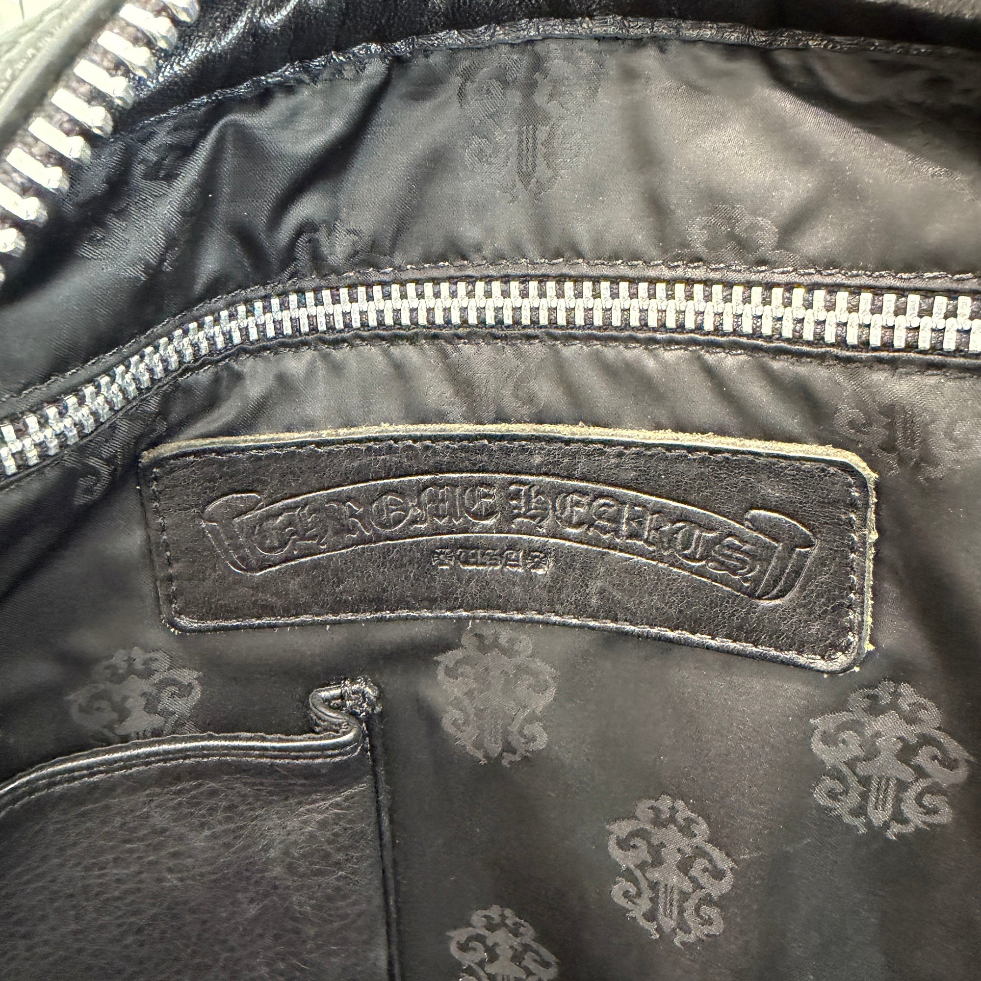 CHROME HEARTS Medium GYM Cemetery Cross Patch Hand Bag クロムハーツ ミディアム ジム セメタリークロスパッチ ハンドバッグ