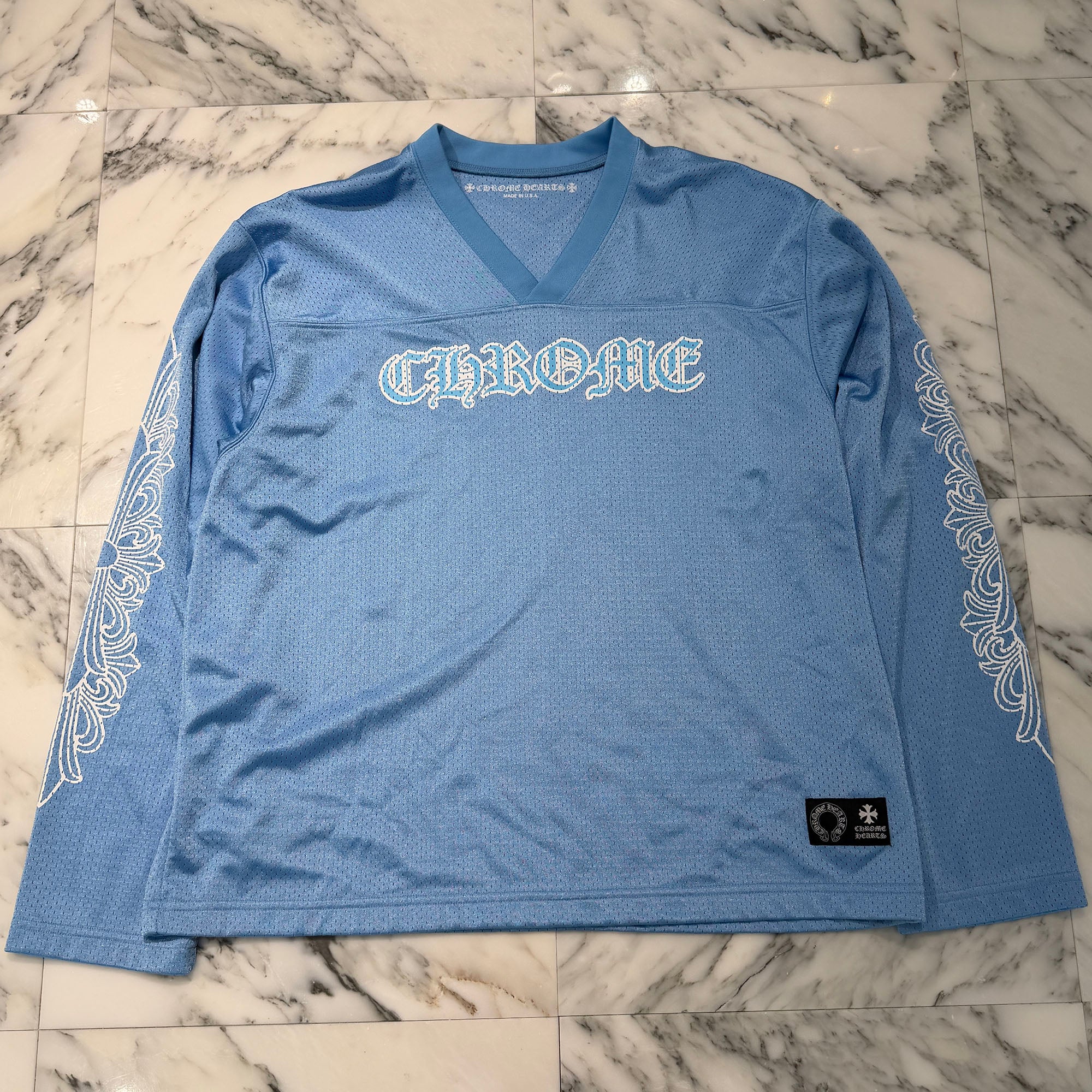 CHROME HEARTS 2024SS Mesh Warm Up Jersey Size L クロムハーツ メッシュウォームアップジャージーサイズL