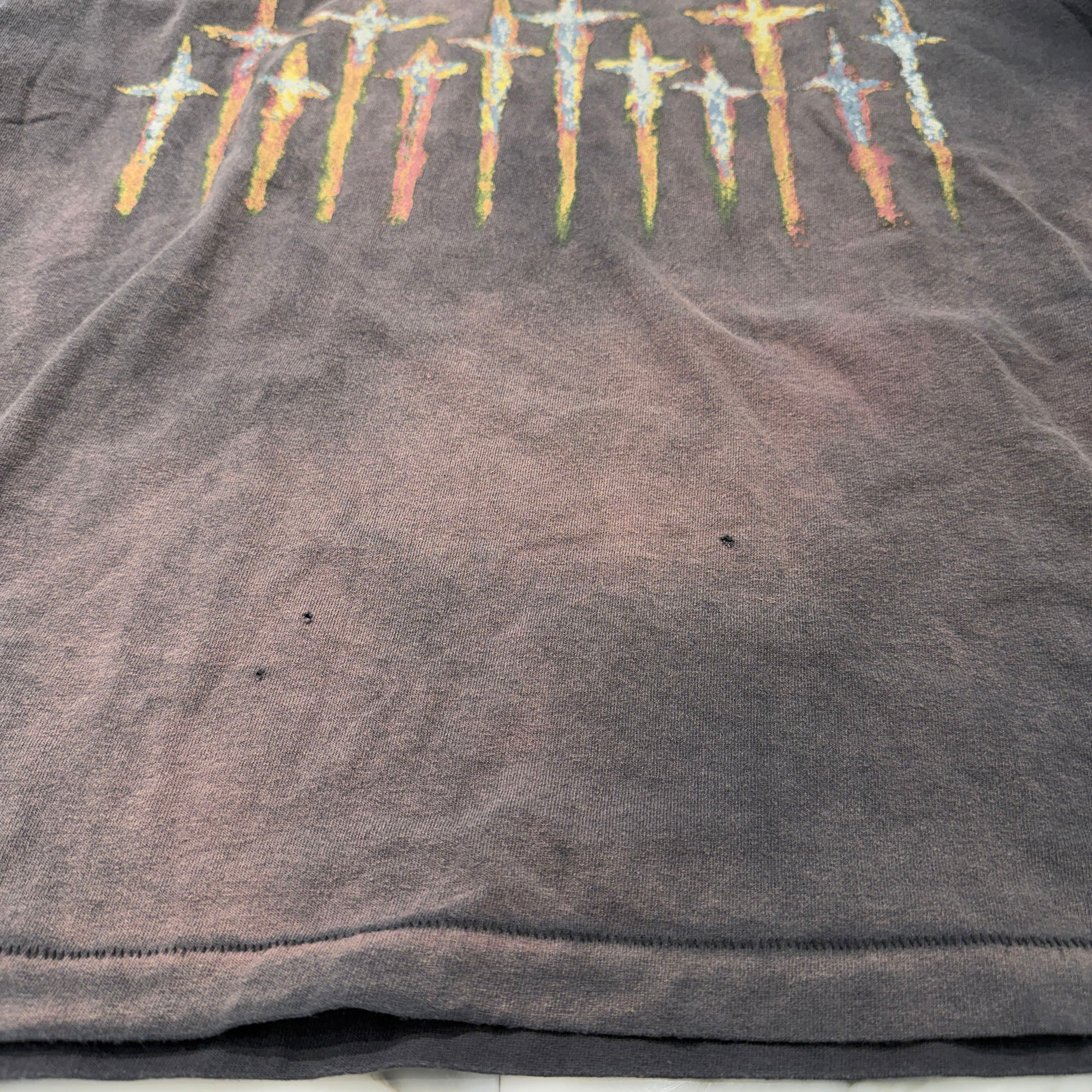 SAINT Mxxxxxx × FORSOMEONE 2023AW " GOD FS_SS " Tee SM-A23-0000-C09 Size L セントマイケル×フォーサムワン "ゴッド FS_SS" Tシャツ サイズL