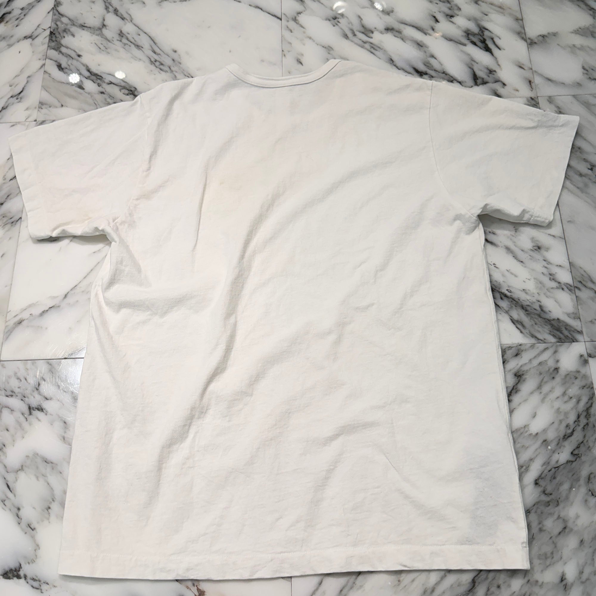 CHROME HEARTS Y NOT Vertical Logo Cross Embroidery Tee Size XL クロムハーツ ワイノット バーティカルロゴ クロス刺繍 Tシャツ サイズXL