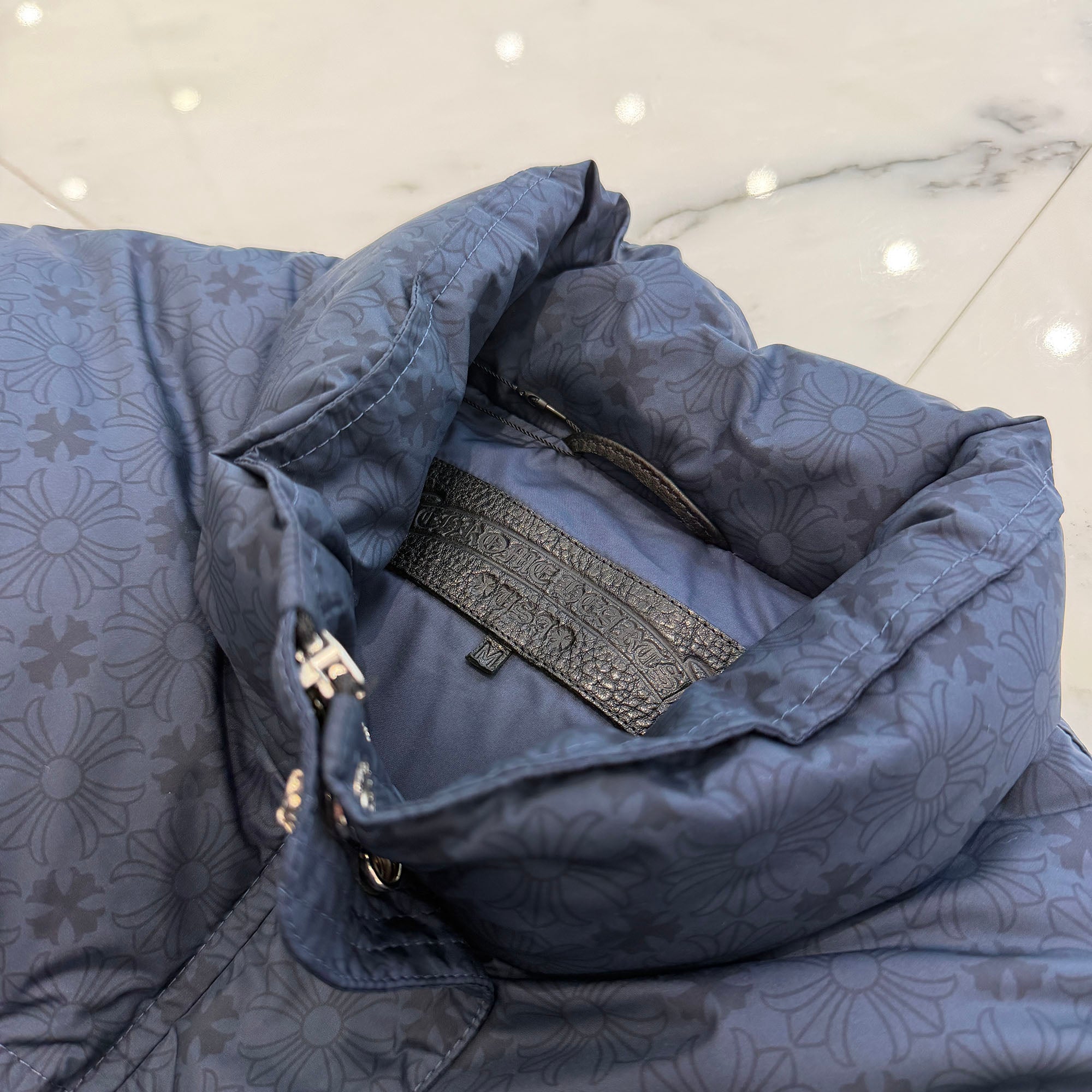 CHROME HEARTS Cropped CH Plus Stiff Down Jacket Size M クロムハーツ クロップド CHプラス スティッフ ダウンジャケット サイズM