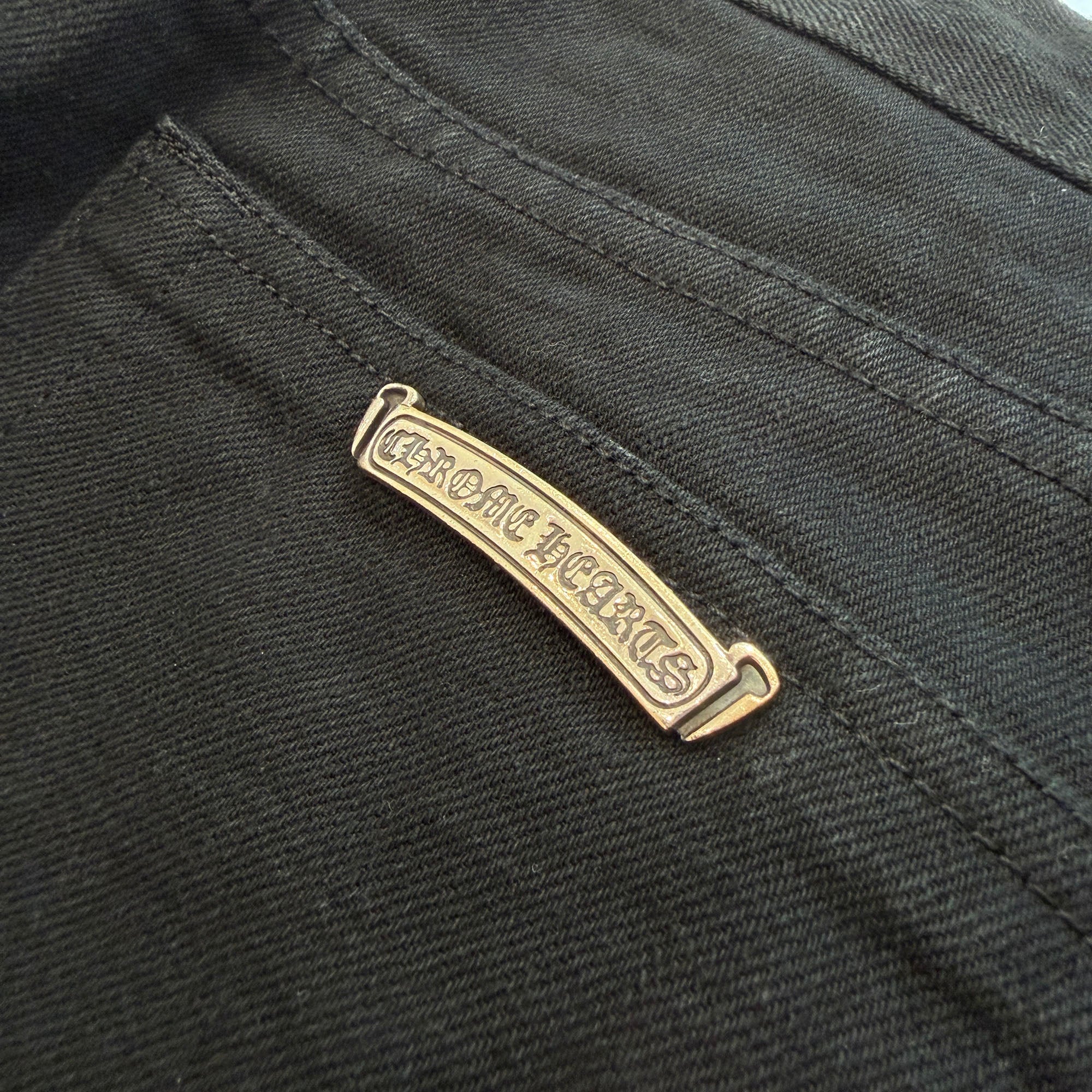 CHROME HEARTS Cross Ball Button Denim Pants Size 34 クロムハーツ クロスボールボタン デニムパンツ サイズ34