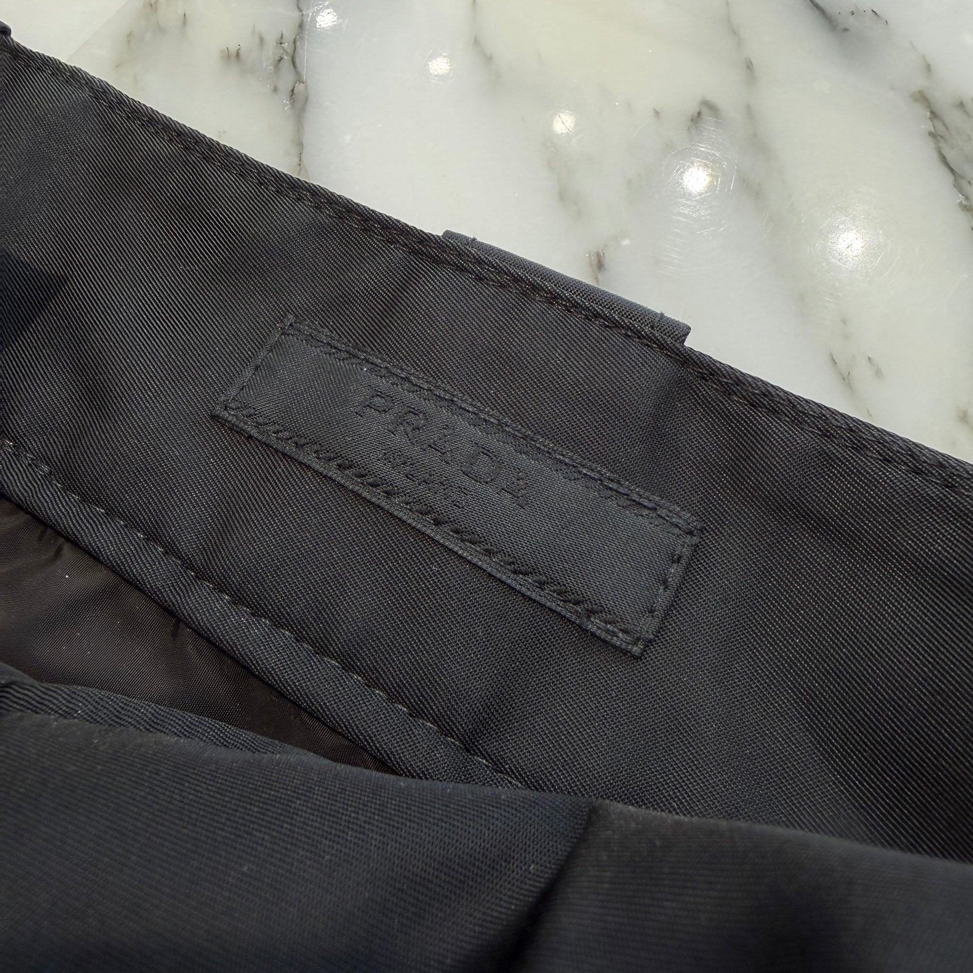 PRADA 2023SS Re Nylon Triangle Logo Plate Nylon Cargo Pants SPH286 S222 1WQ8 Size M プラダ リナイロン トライアングルロゴプレート ナイロンカーゴパンツ サイズM