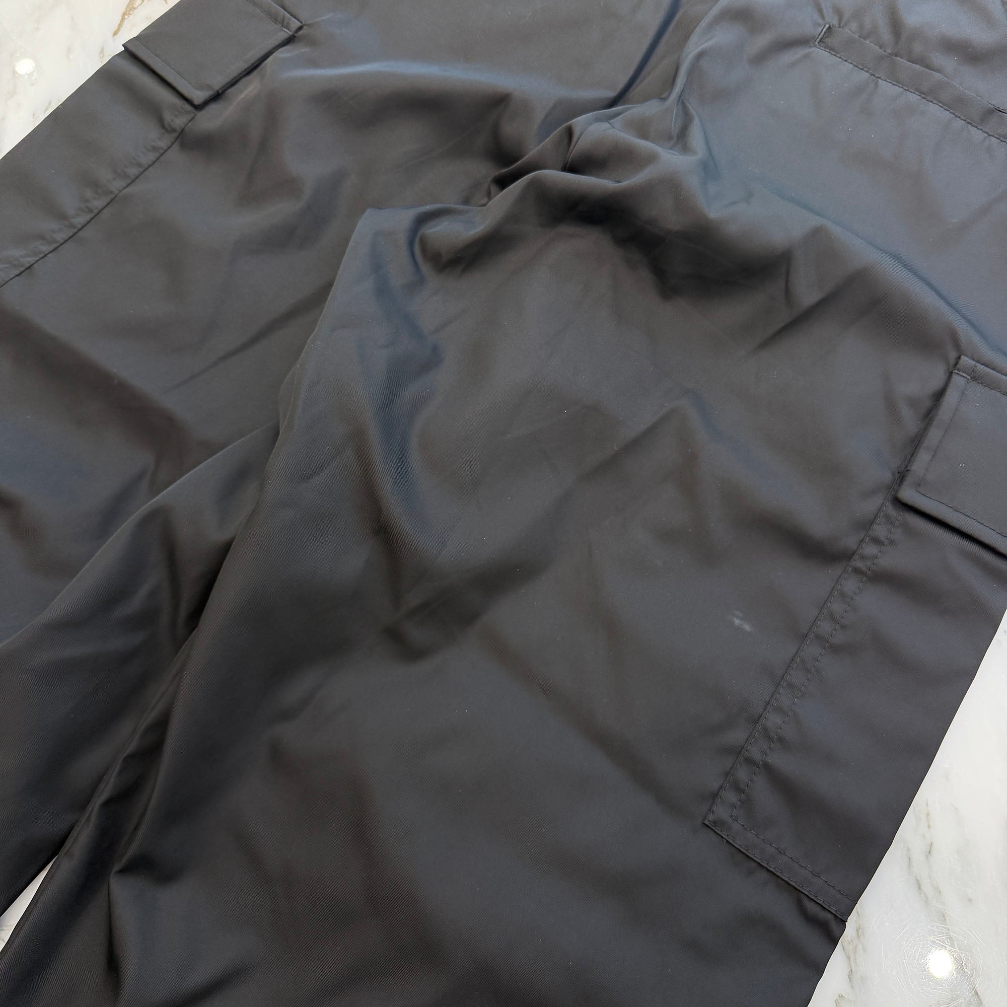 PRADA 2023SS Re Nylon Triangle Logo Plate Nylon Cargo Pants SPH286 S222 1WQ8 Size M プラダ リナイロン トライアングルロゴプレート ナイロンカーゴパンツ サイズM