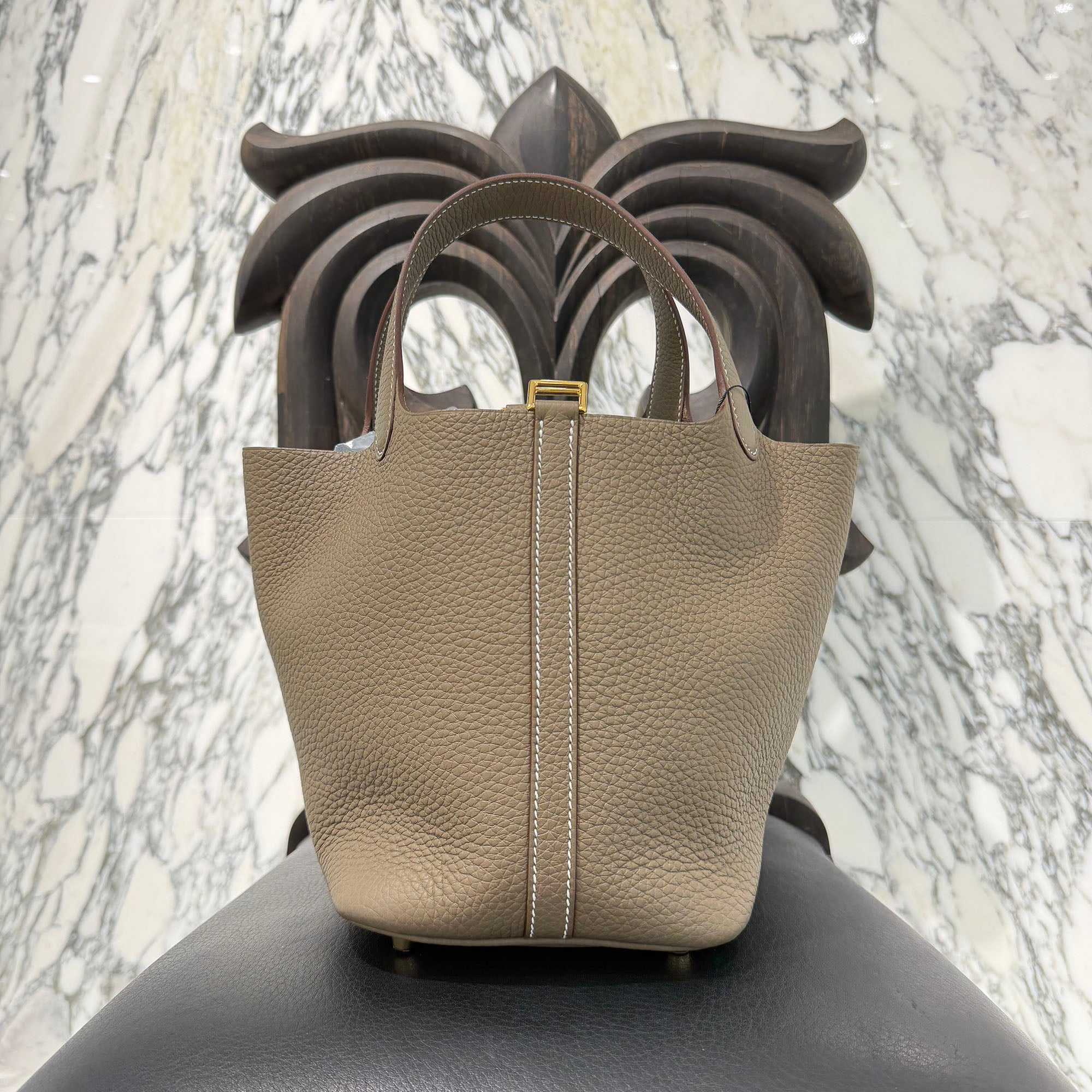 HERMES Picotin Lock PM "Etoupe" G刻印 エルメス ピコタンロックPM "エトゥープ" ハンドバッグ G刻印