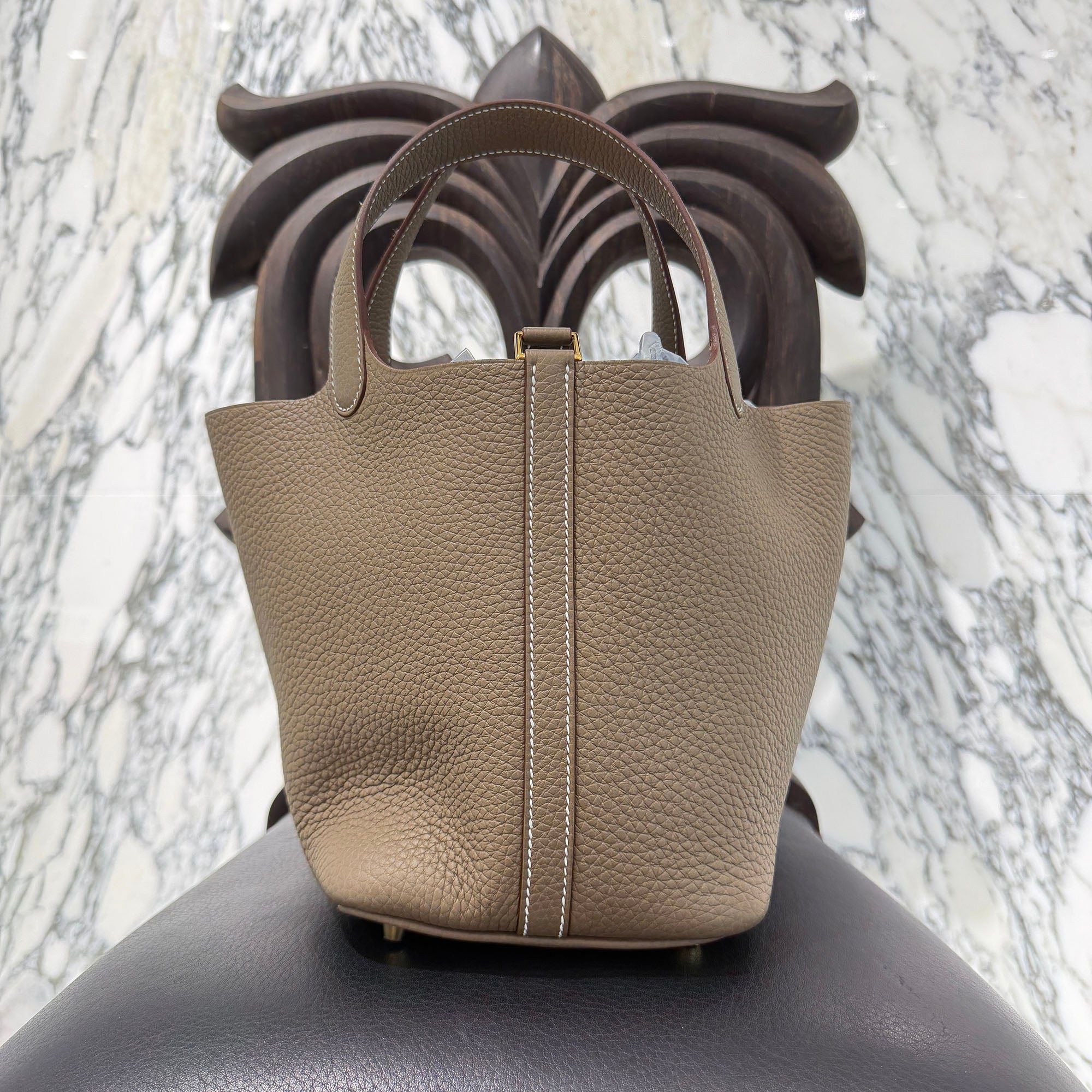 HERMES Picotin Lock PM "Etoupe" G刻印 エルメス ピコタンロックPM "エトゥープ" ハンドバッグ G刻印