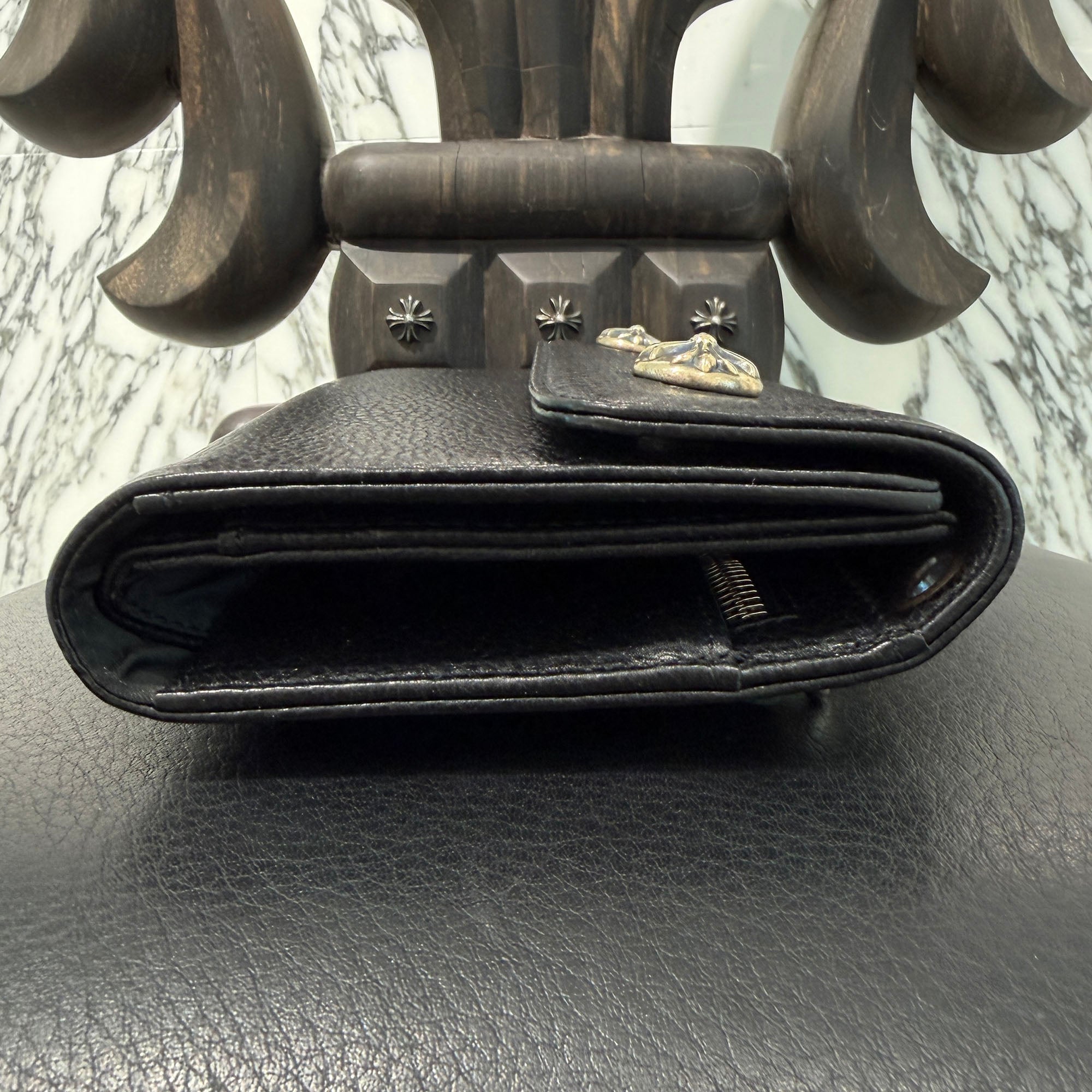 CHROME HEARTS Wave Cross Ball Wallet クロムハーツ ウェーブ クロスボール ウォレット