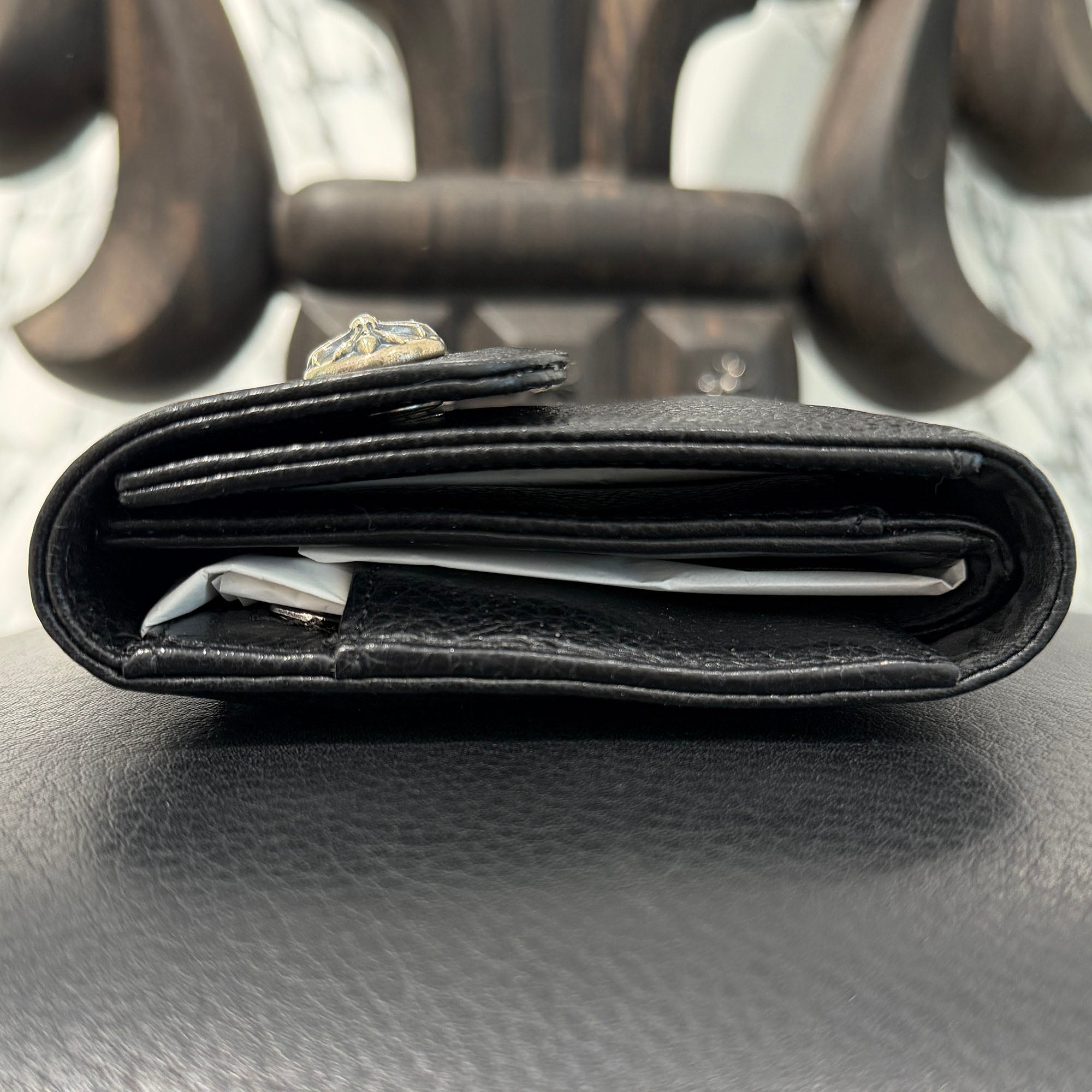 CHROME HEARTS Wave Cross Ball Wallet クロムハーツ ウェーブ クロスボール ウォレット