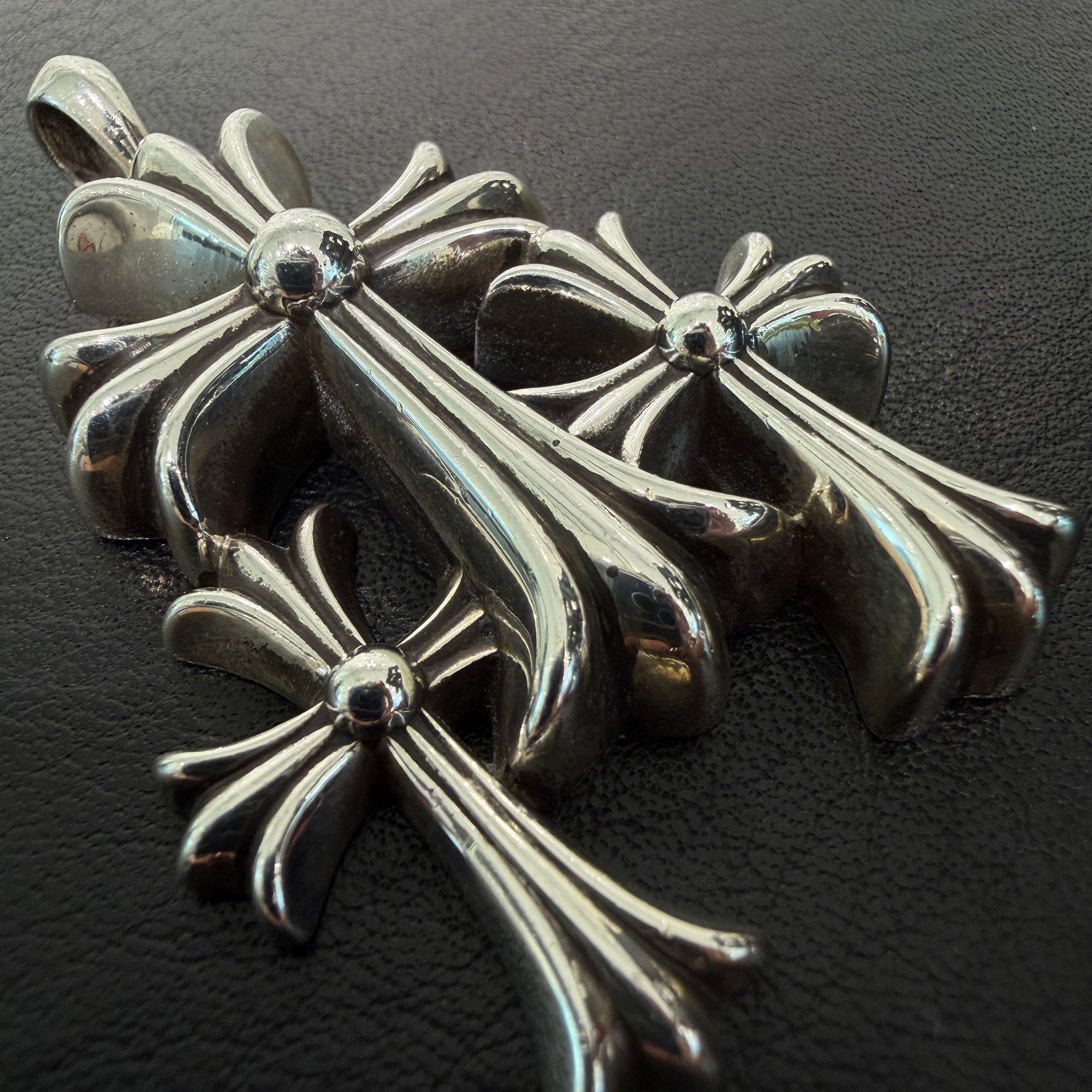 CHROME HEARTS Triple Cross Pendant Top クロムハーツ トリプルクロス