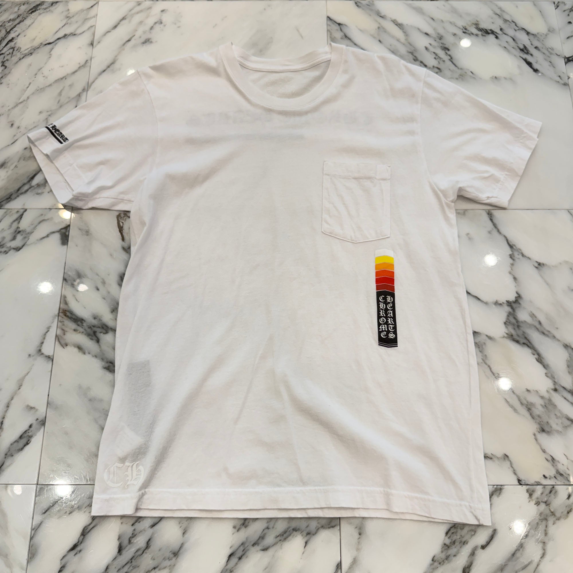 CHROME HEARTS Neon Bar Logo Tee Size L クロムハーツ ネオンバー ロゴ Tシャツ サイズL