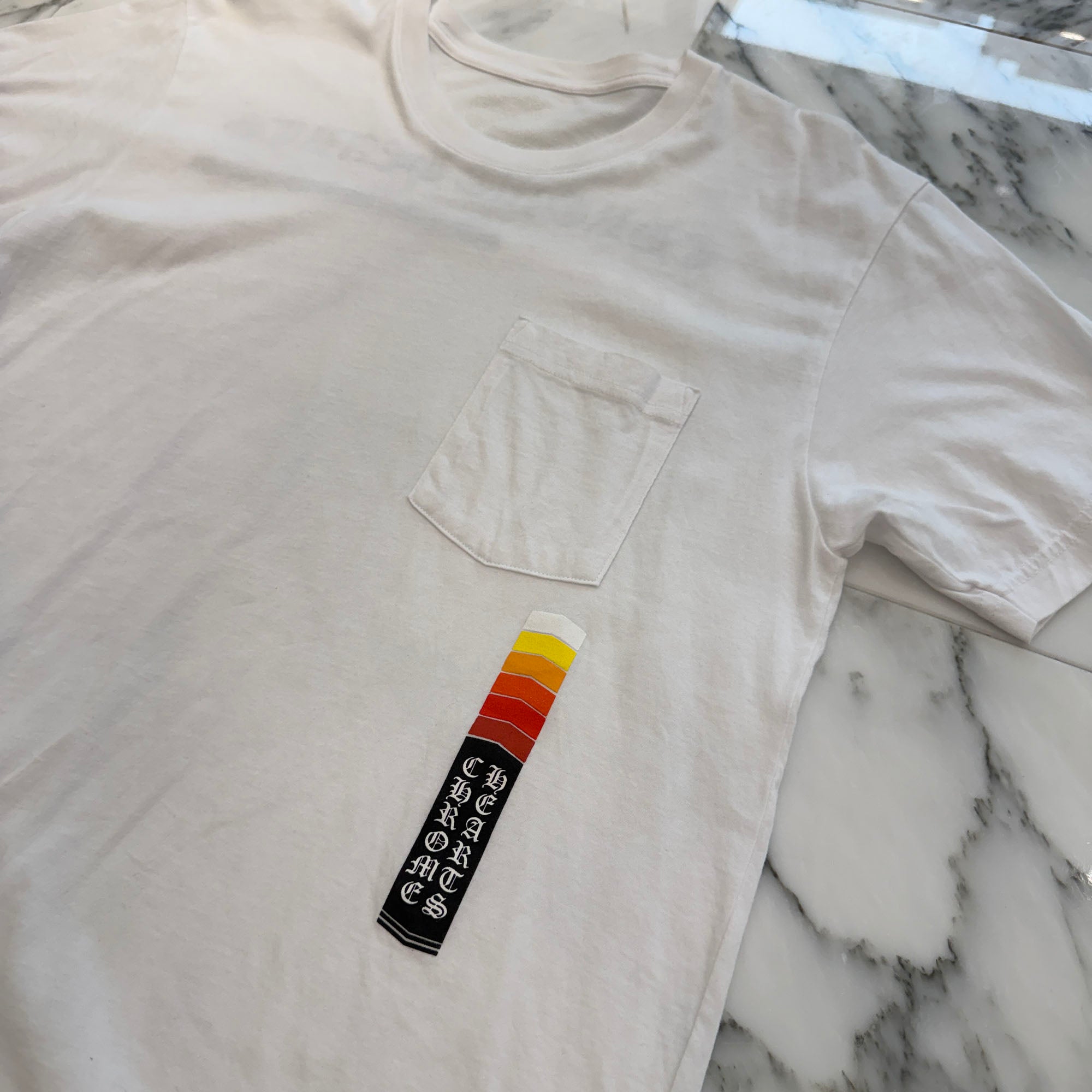 CHROME HEARTS Neon Bar Logo Tee Size L クロムハーツ ネオンバー ロゴ Tシャツ サイズL