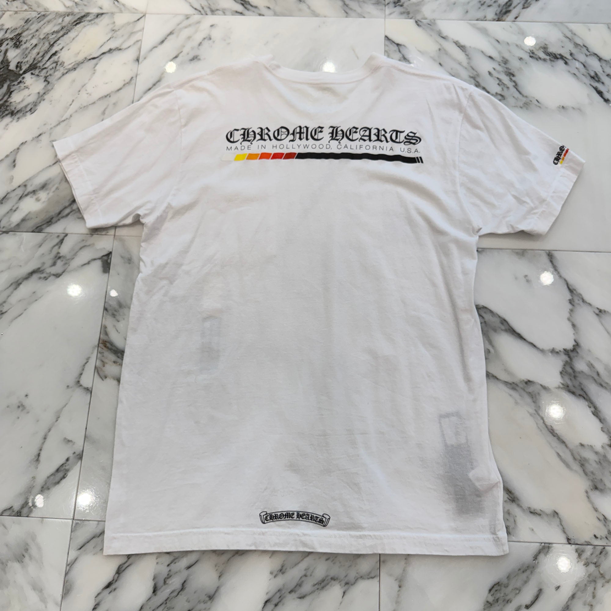 CHROME HEARTS Neon Bar Logo Tee Size L クロムハーツ ネオンバー ロゴ Tシャツ サイズL