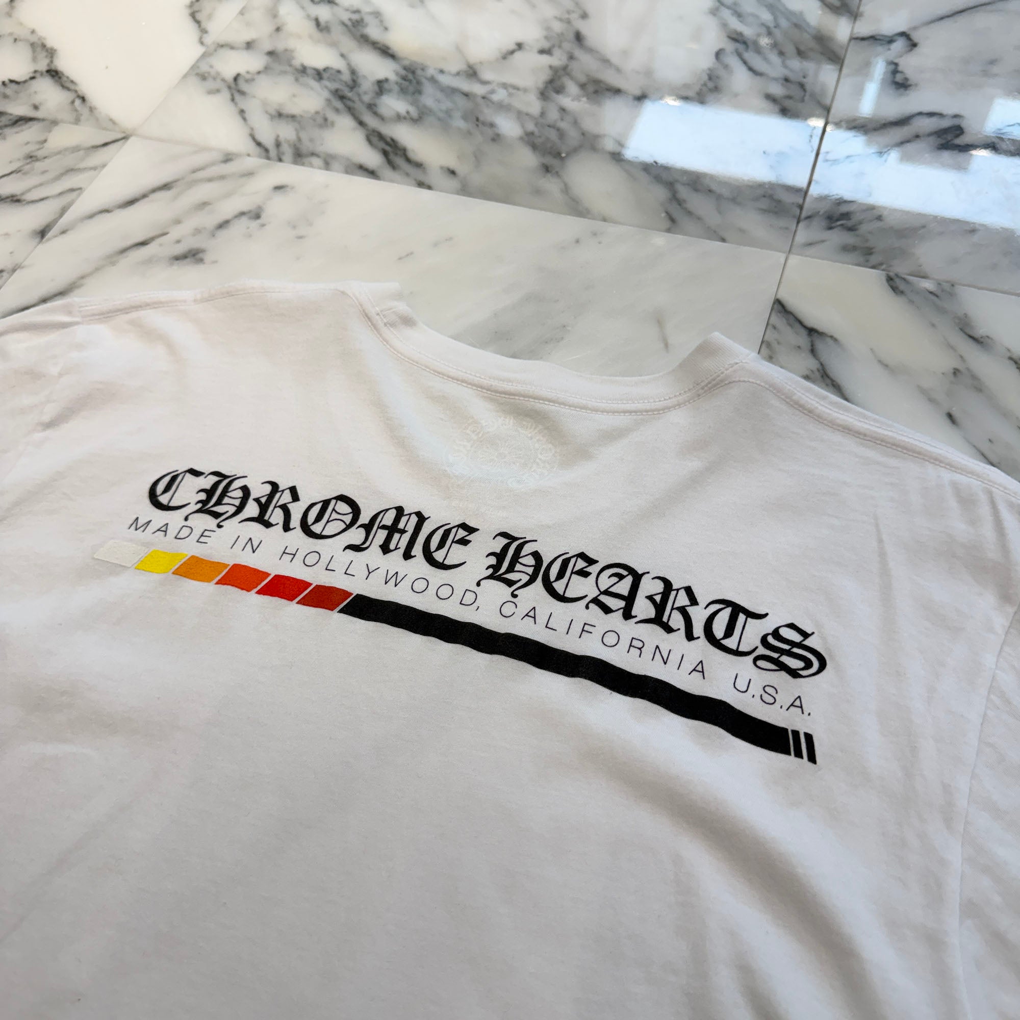 CHROME HEARTS Neon Bar Logo Tee Size L クロムハーツ ネオンバー ロゴ Tシャツ サイズL
