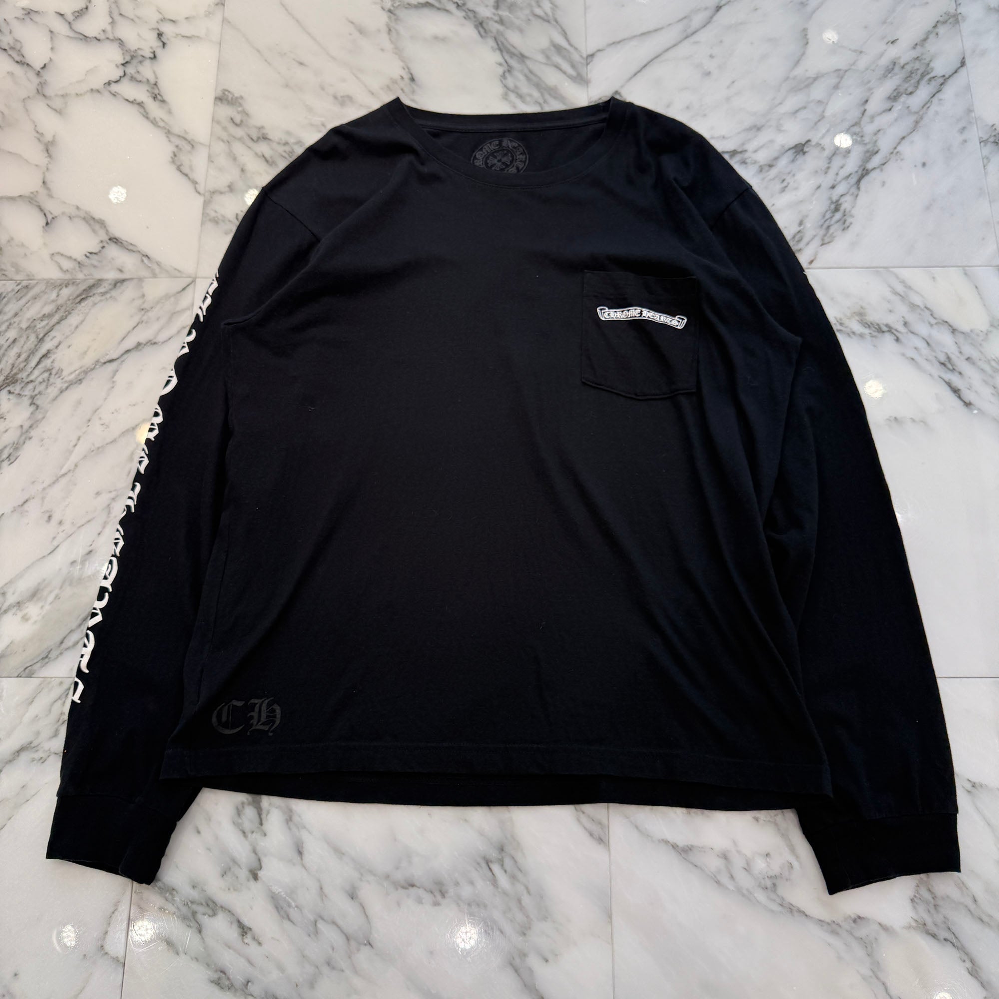 CHROME HEARTS Back Scroll Fuck You Long Sleeve Tee Size L クロムハーツ バックスクロール ファックユー ロングスリーブ Tシャツ サイズL