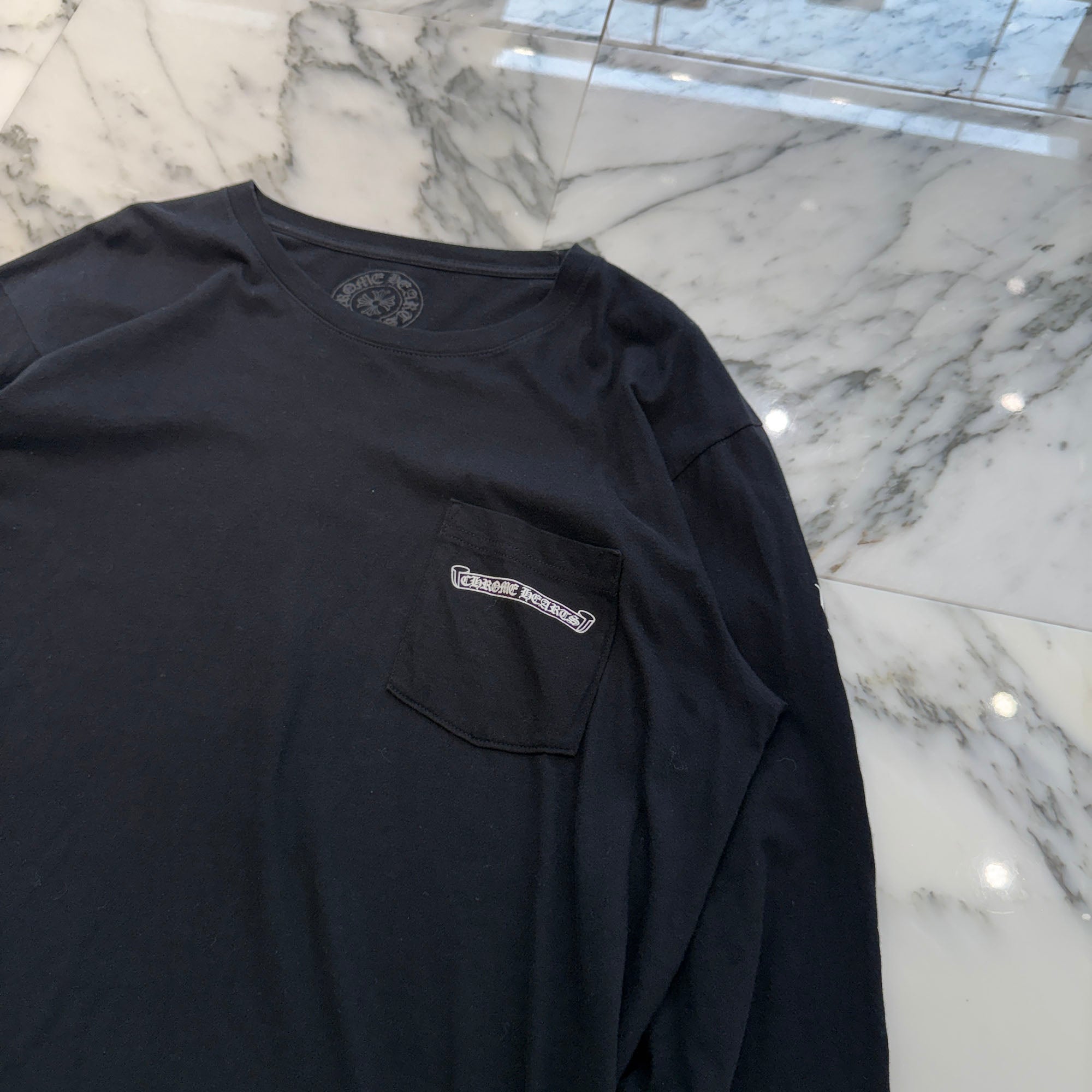 CHROME HEARTS Back Scroll Fuck You Long Sleeve Tee Size L クロムハーツ バックスクロール ファックユー ロングスリーブ Tシャツ サイズL