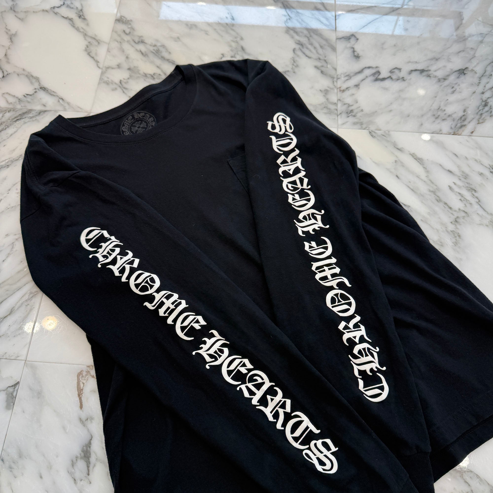 CHROME HEARTS Back Scroll Fuck You Long Sleeve Tee Size L クロムハーツ バックスクロール ファックユー ロングスリーブ Tシャツ サイズL