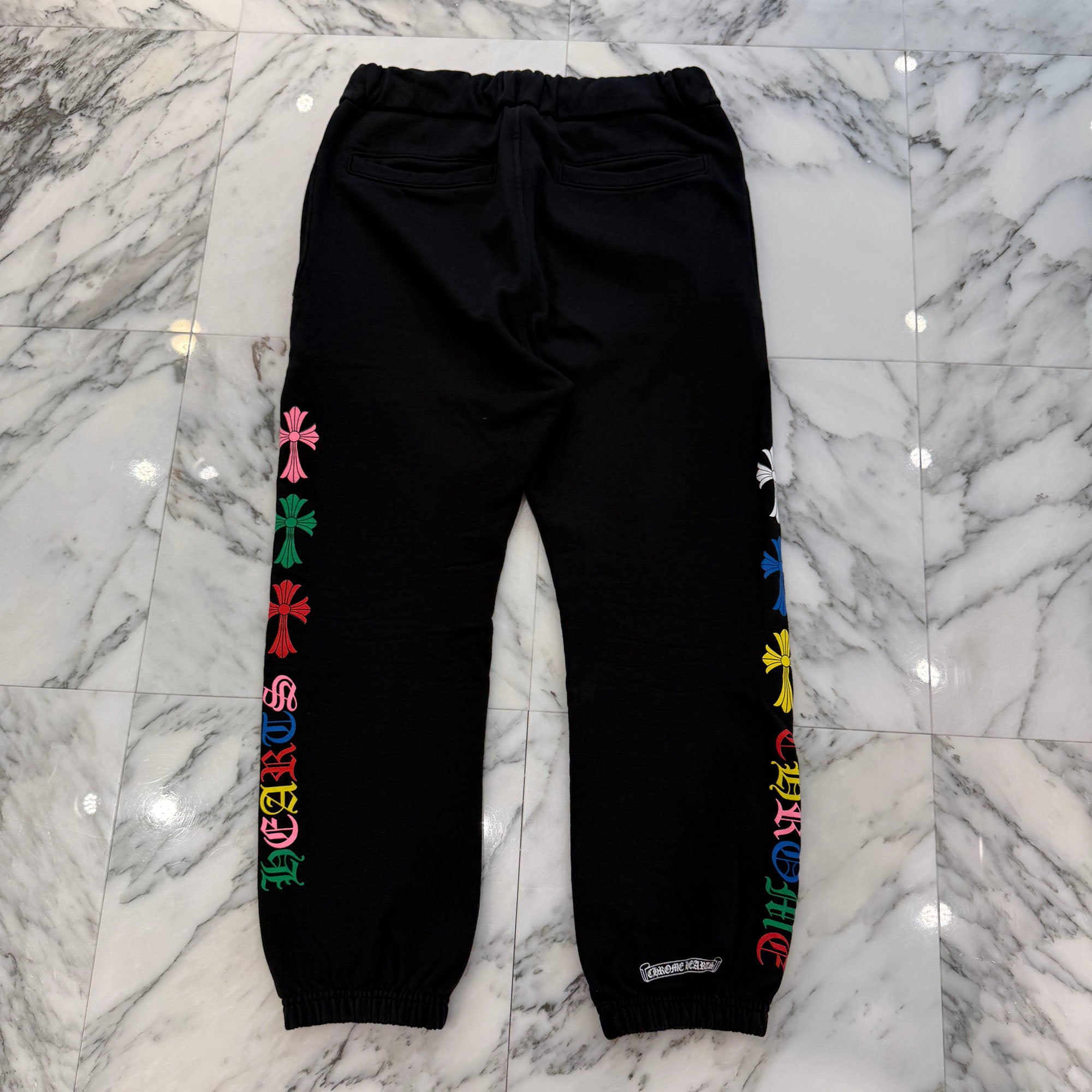 CHROME HEARTS MLTCOL CEM Sweat Long Pants Size M クロムハーツ マルチカラー セメタリークロス スウェットロングパンツ サイズM