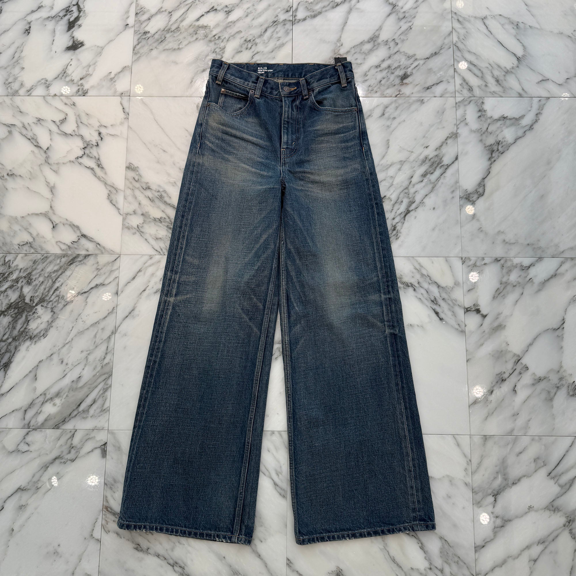 CELINE 2022SS Flared Surf Jeans P015 930F 07DU Size 26 セリーヌ フレア サーフジーンズ サイズ26