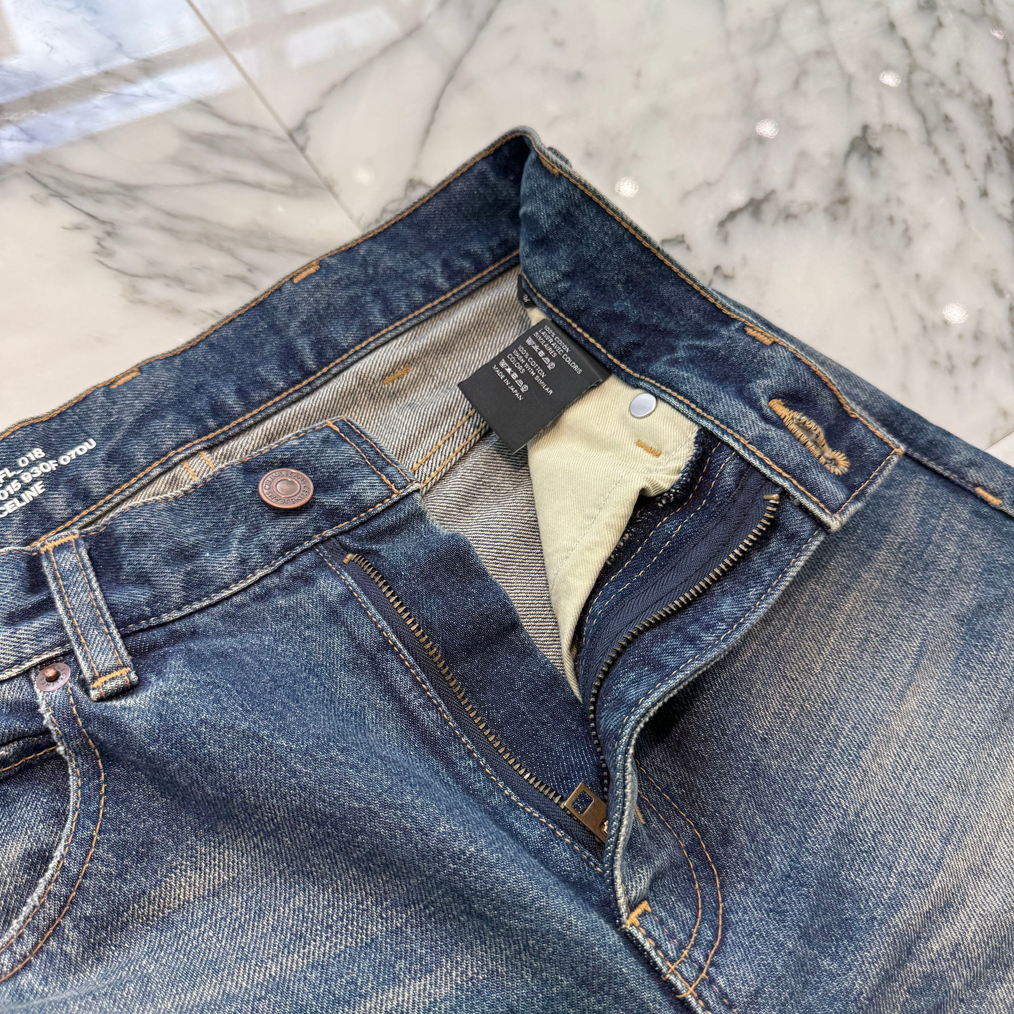 CELINE 2022SS Flared Surf Jeans P015 930F 07DU Size 26 セリーヌ フレア サーフジーンズ サイズ26