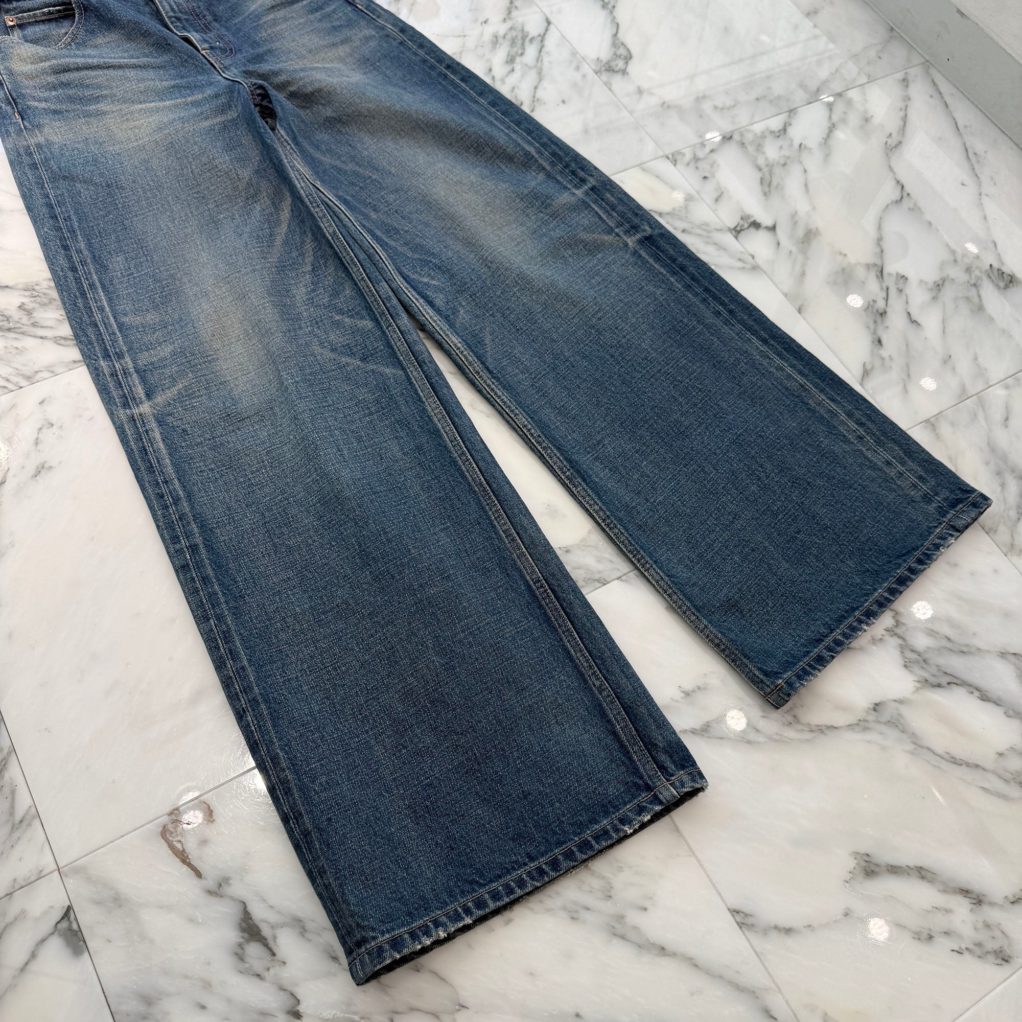 CELINE 2022SS Flared Surf Jeans P015 930F 07DU Size 26 セリーヌ フレア サーフジーンズ サイズ26