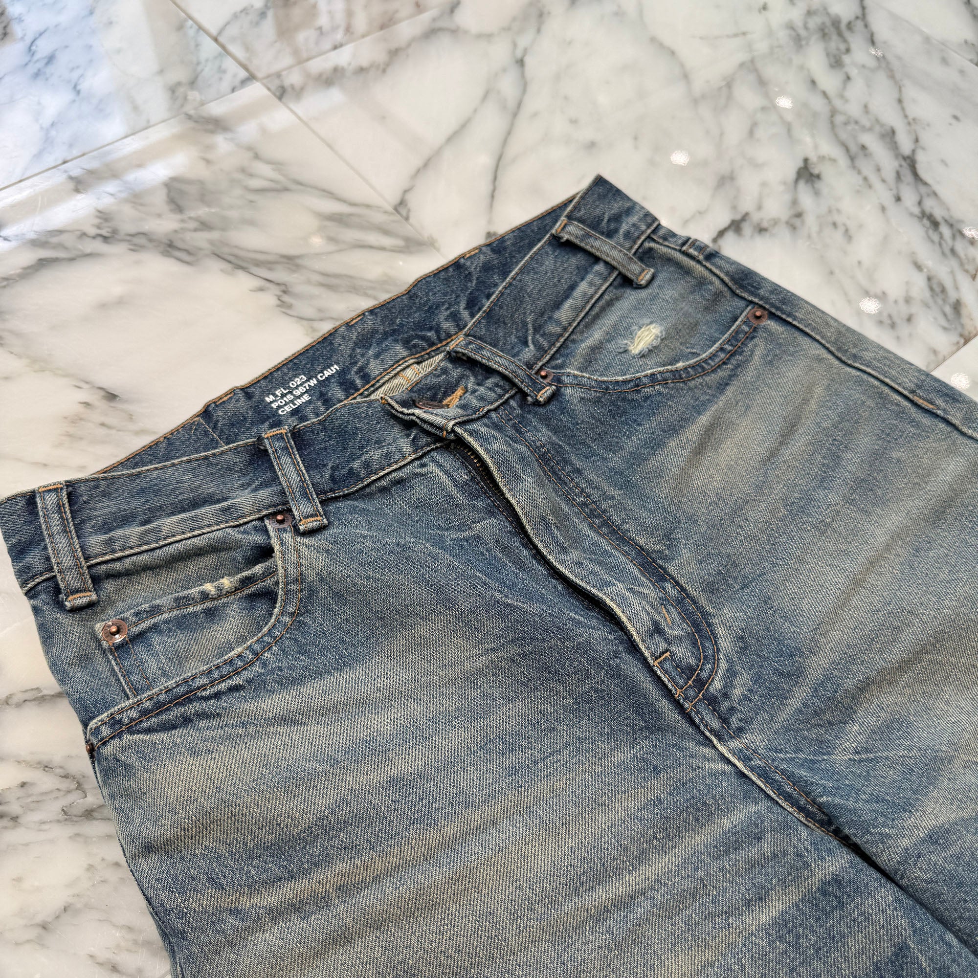 CELINE 2025SS Flared Surf Jeans RP015967W.CAU1 Size 26 セリーヌ フレア サーフジーンズ サイズ26