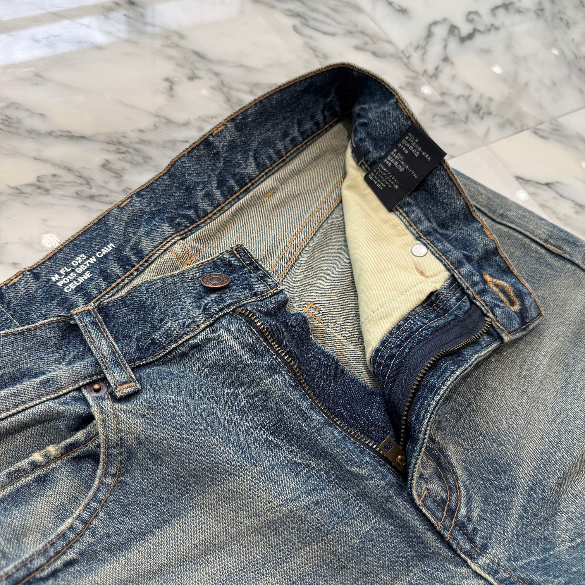 CELINE 2025SS Flared Surf Jeans RP015967W.CAU1 Size 26 セリーヌ フレア サーフジーンズ サイズ26