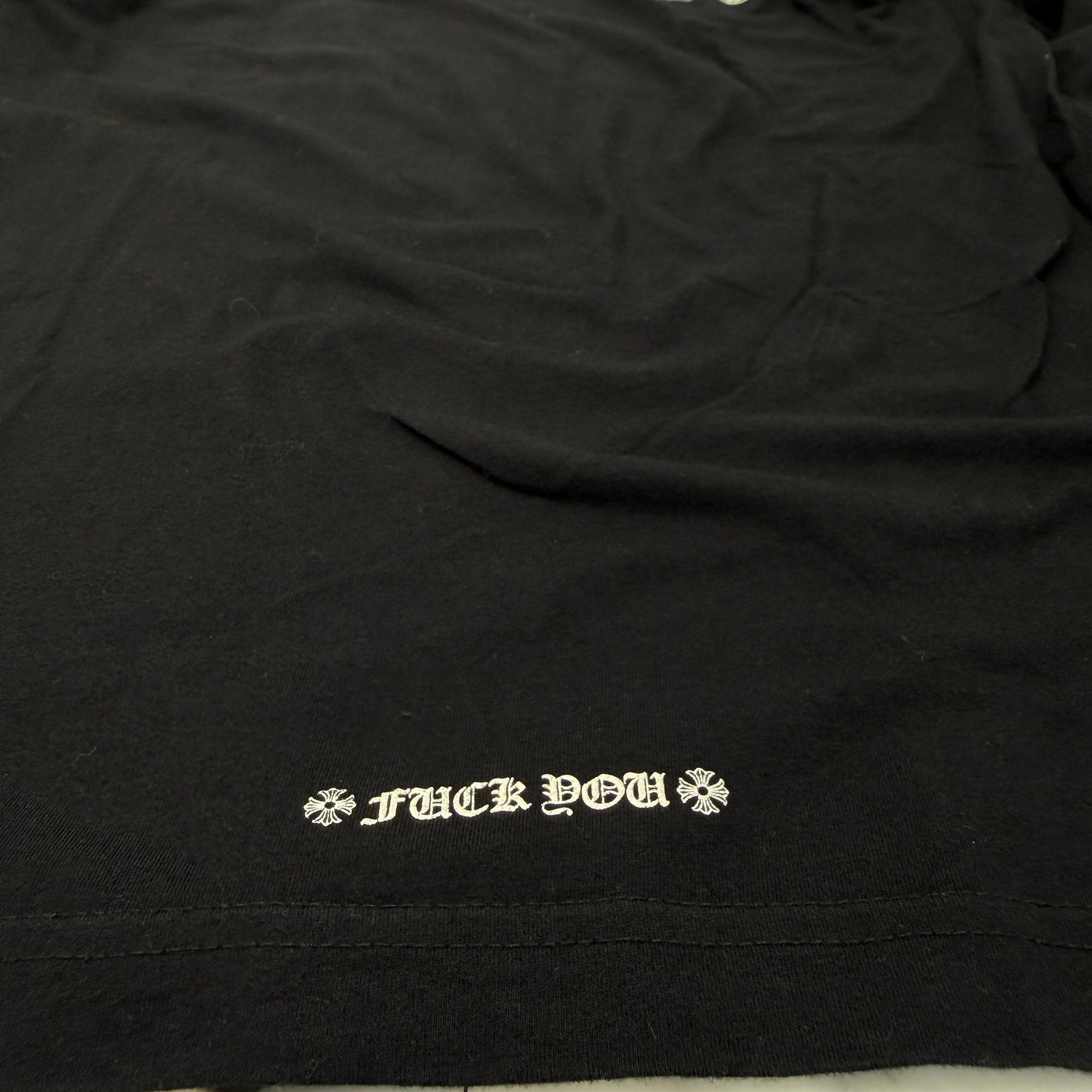 CHROME HEARTS Back Scroll Fuck You Long Sleeve Tee Size L クロムハーツ バックスクロール ファックユー ロングスリーブ Tシャツ サイズL