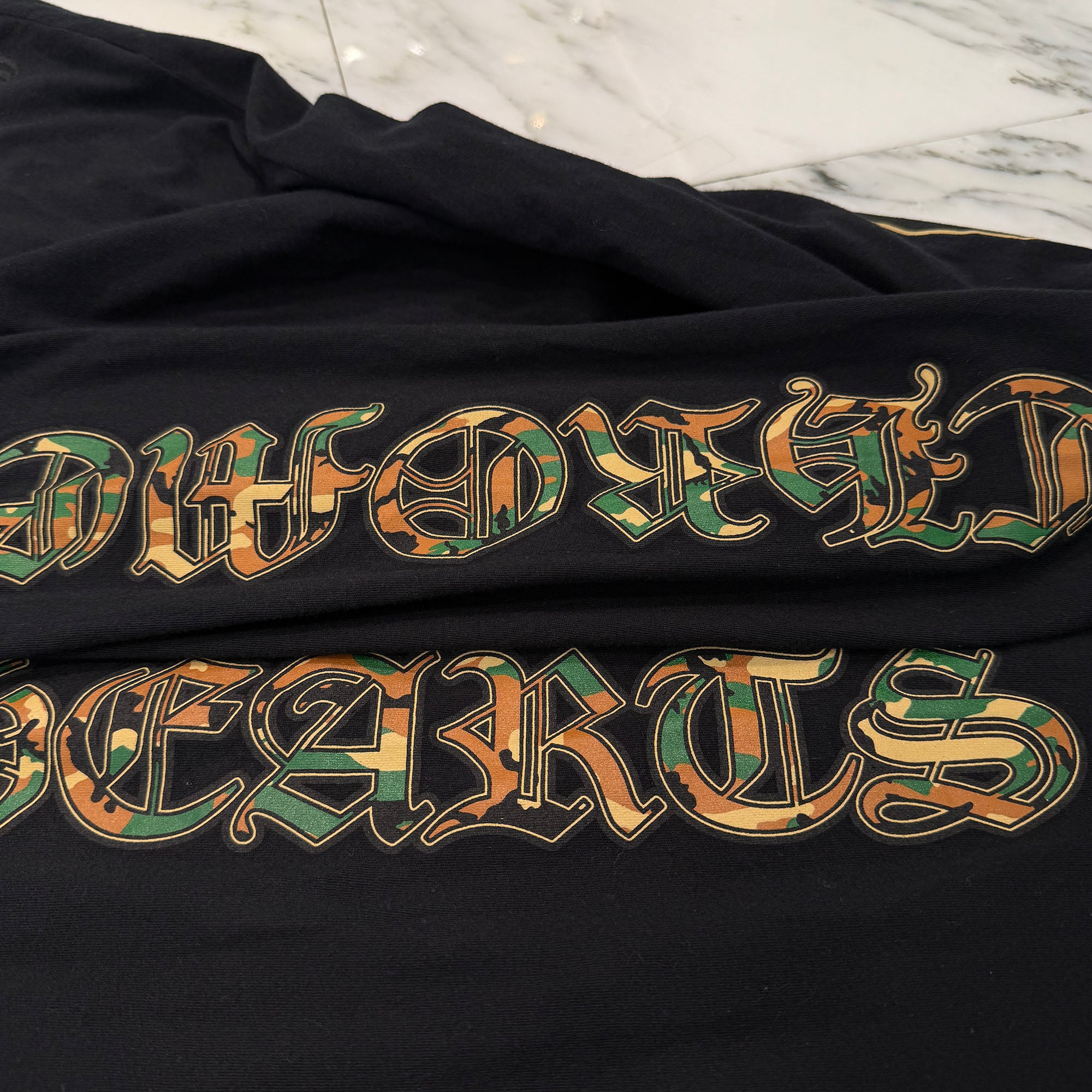 CHROME HEARTS Camo Horseshoe Long Sleeve Tee Size XL クロムハーツ カモ ホースシュー ロングスリーブ ティーシャツ サイズXL