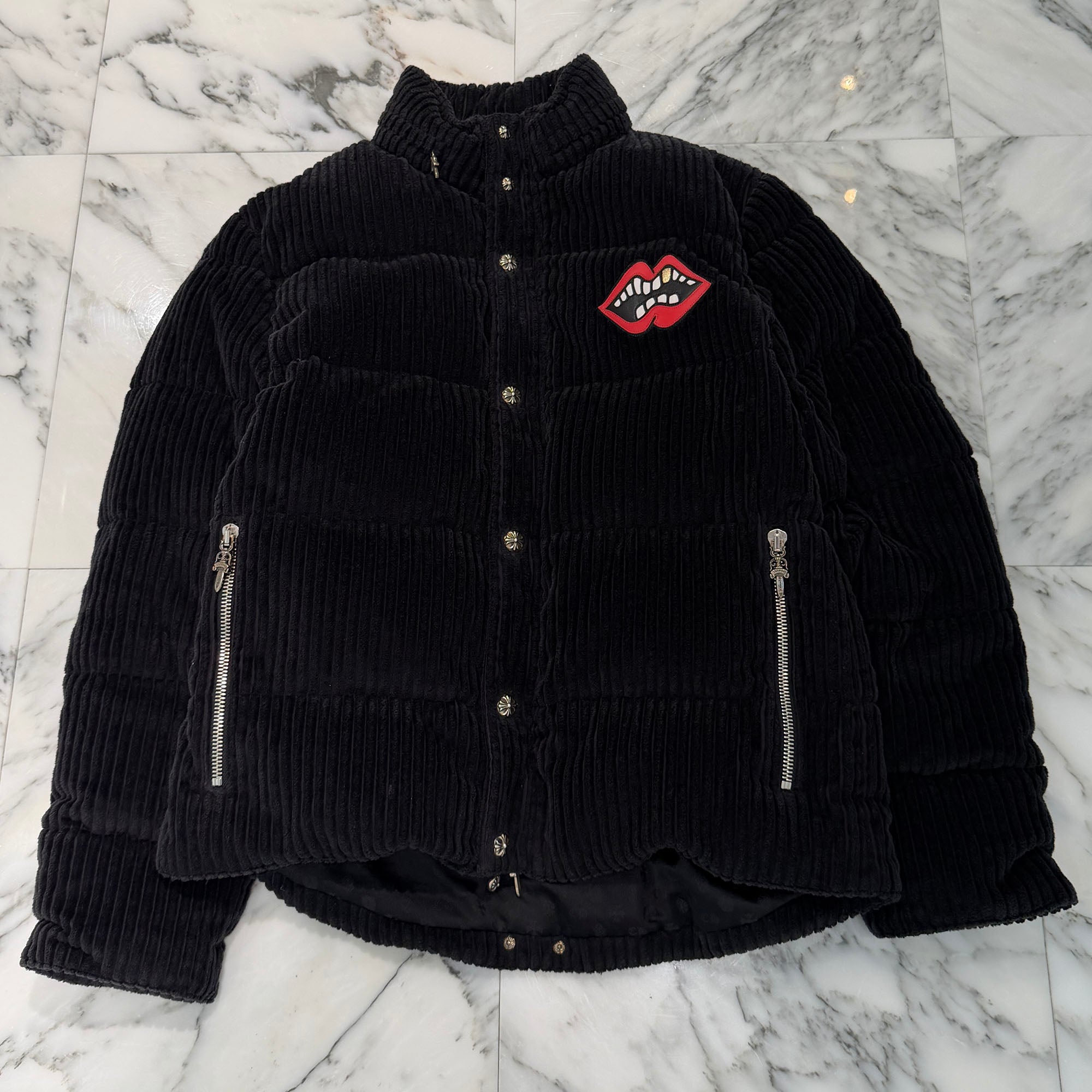 CHROME HEART × MATTY BOY Chomper Corduroy Puffer Jacket Size M クロムハーツ × マッティボーイ チョンパーコーデュロイ パファージャケット サイズM
