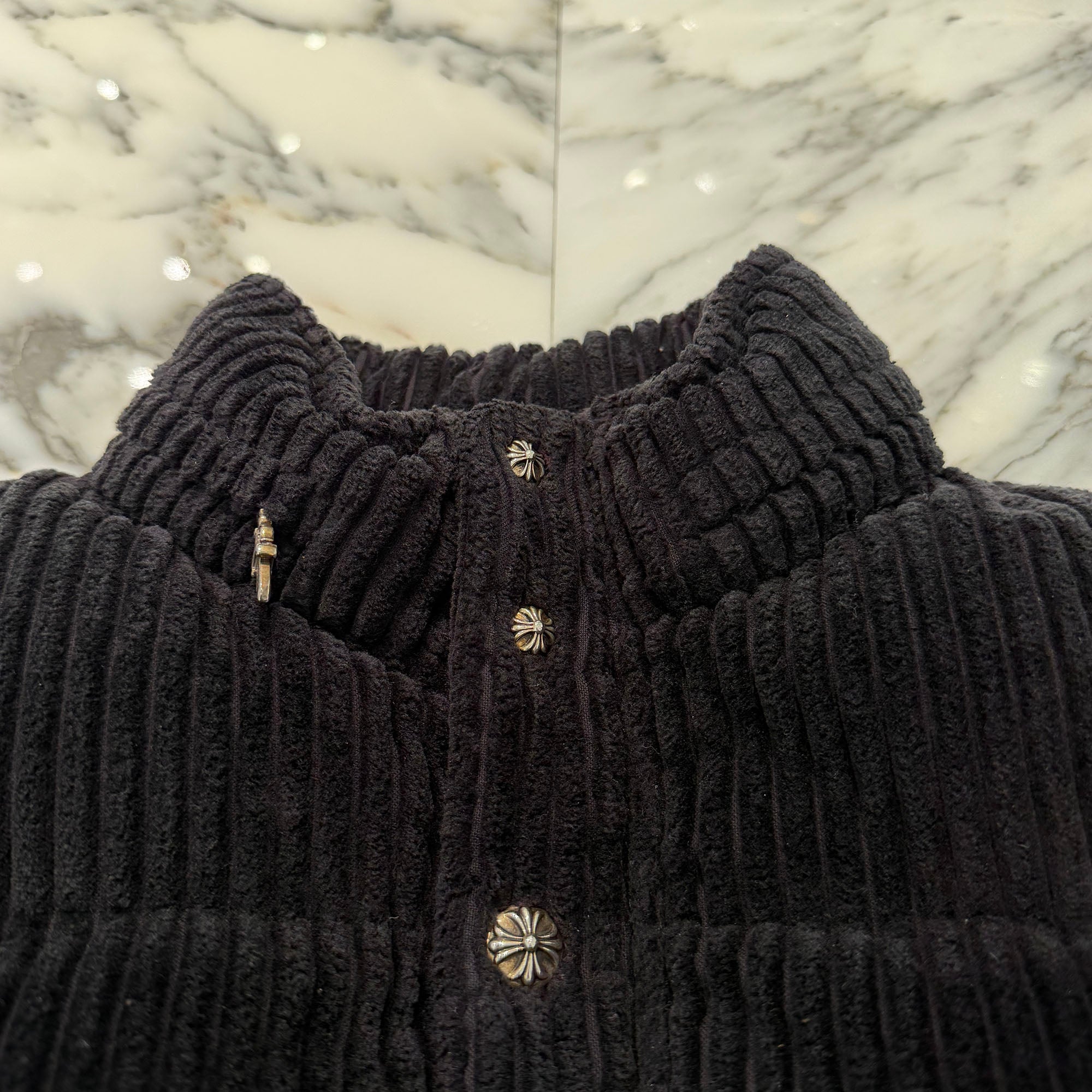 CHROME HEART × MATTY BOY Chomper Corduroy Puffer Jacket Size M クロムハーツ × マッティボーイ チョンパーコーデュロイ パファージャケット サイズM