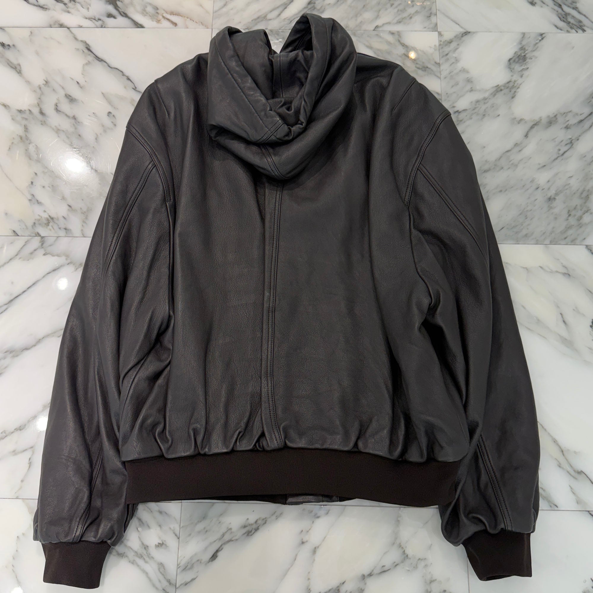 BALENCIAGA 2022AW Sporty B Leather Taxi Jacket 719225 TLS01 Size 44 バレンシアガ スポーティB レザー タクシー ジャケット サイズ44