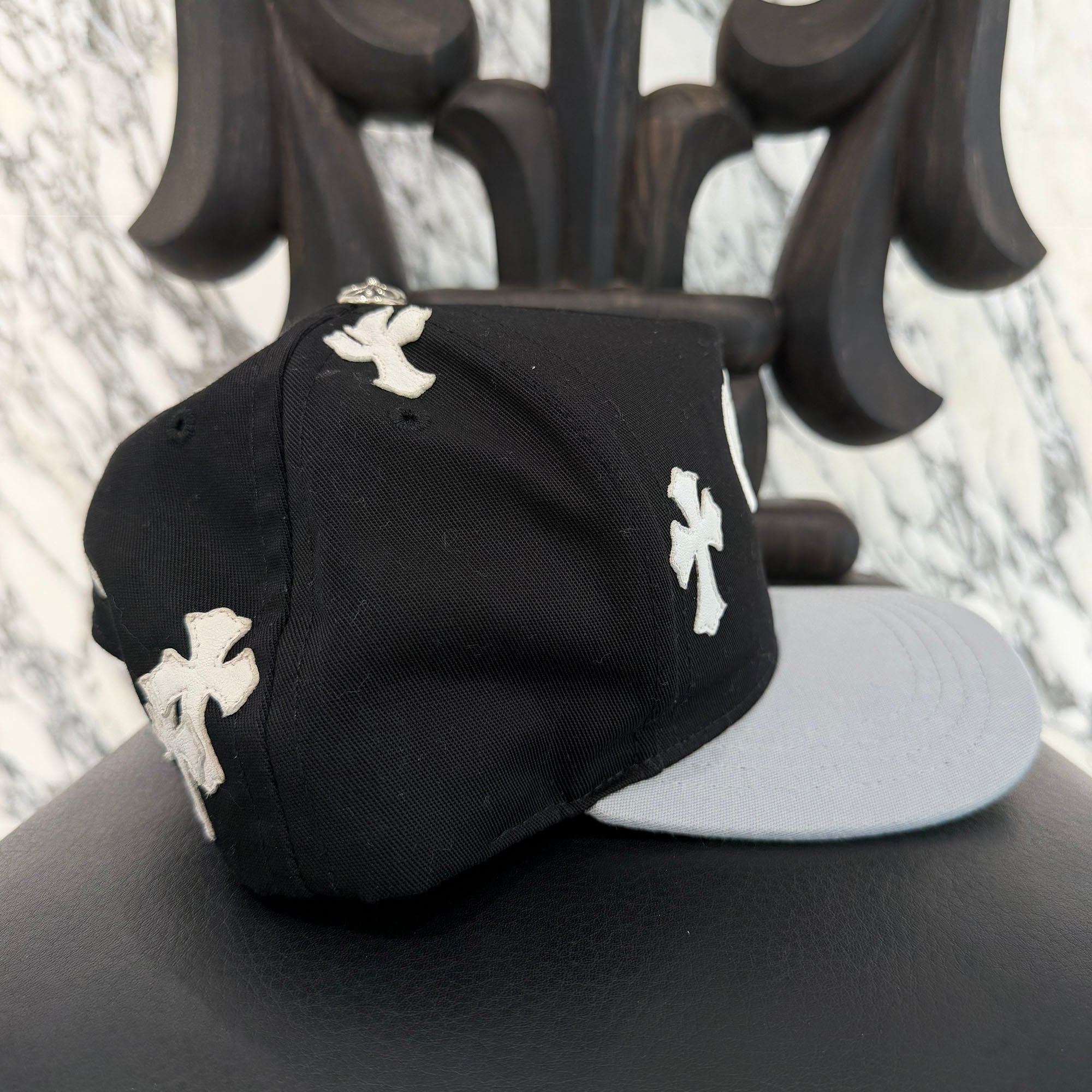 CHROME HEARTS Cemetery Cross Patch Trucker Cap ONE SIZE (53-60) クロムハーツ セメタリークロスパッチ トラッカーキャップ ONE SIZE (53-60)