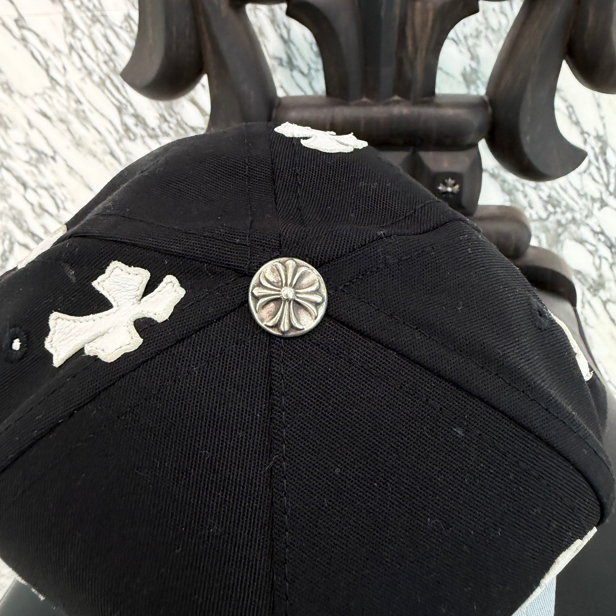 CHROME HEARTS Cemetery Cross Patch Trucker Cap ONE SIZE (53-60) クロムハーツ セメタリークロスパッチ トラッカーキャップ ONE SIZE (53-60)