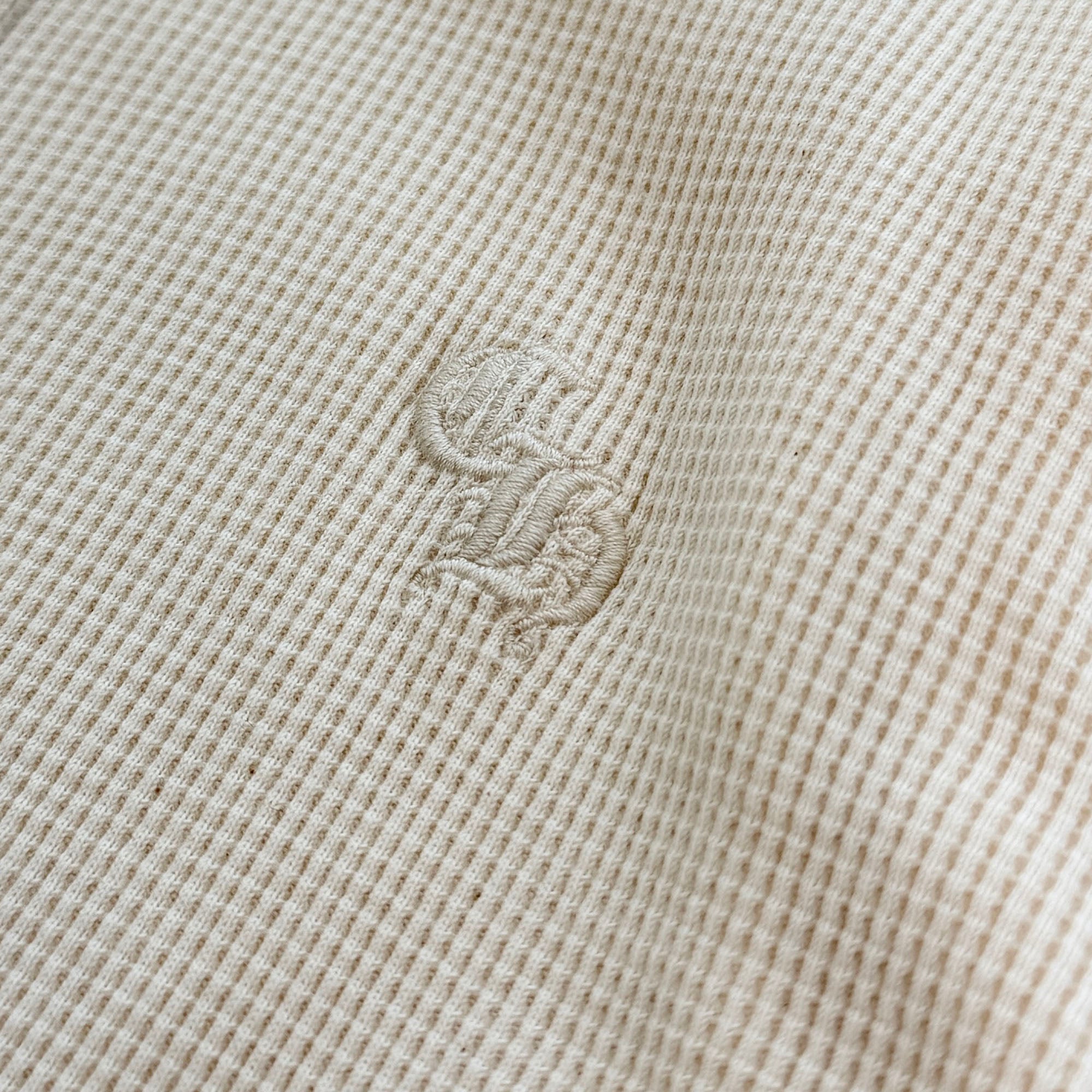 CHROME HEARTS Y NOT CH Embroidery Henry Neck Long Sleeve Tee Size M クロムハーツ ワイノット CH刺繍 ヘンリーネック ロングスリーブTシャツ サイズM