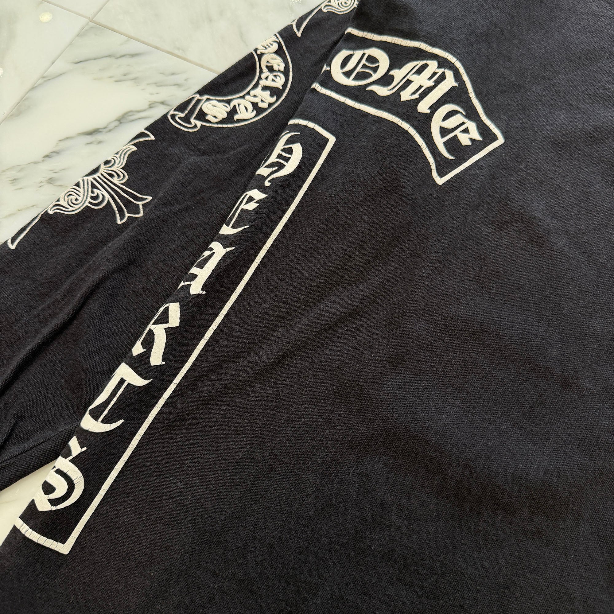 CHROME HEARTS Arm Multi Logo Long Sleeve Tee Size M クロムハーツ アームマルチロゴ ロングスリーブTシャツ サイズM