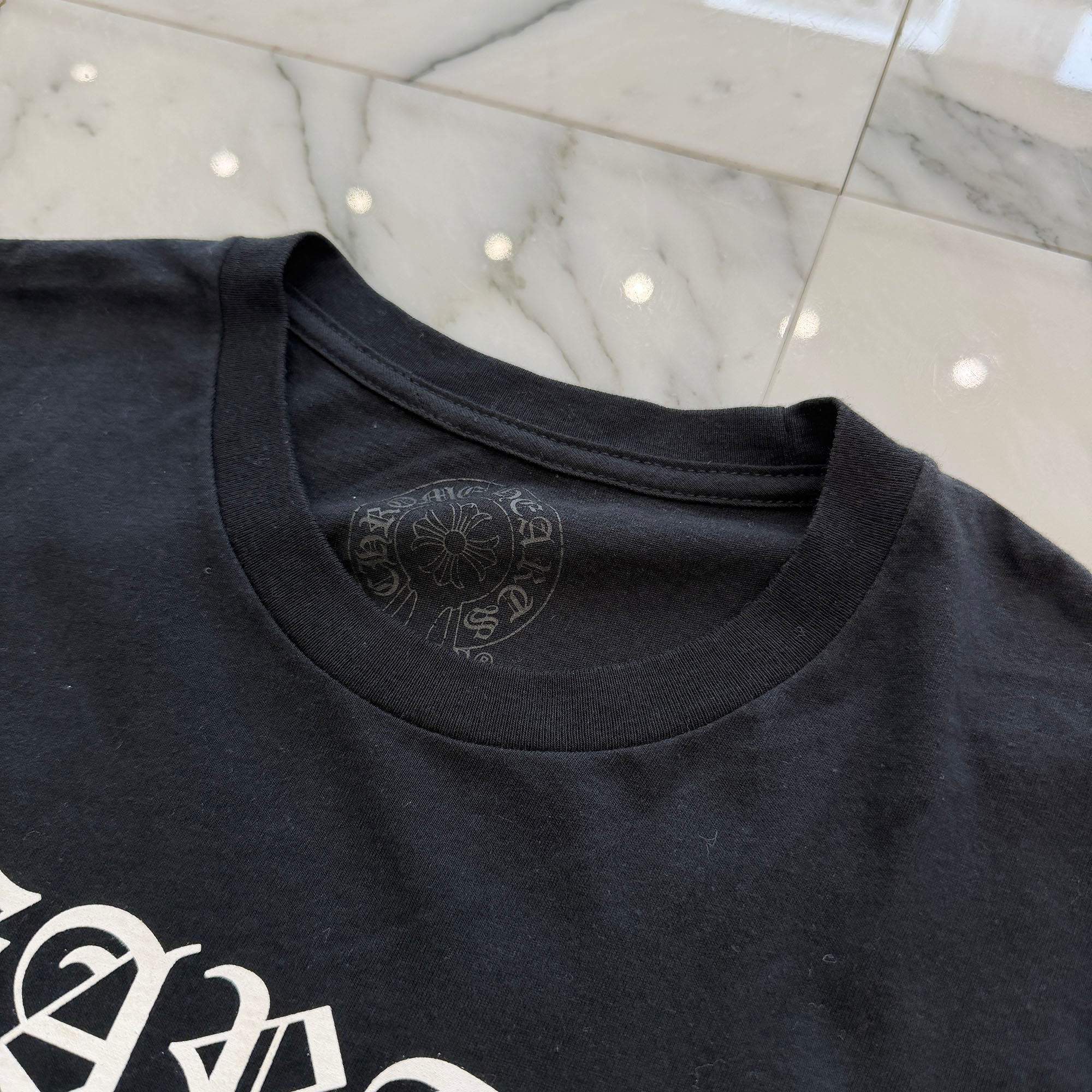 CHROME HEARTS Tokyo Limited AOYAMA 20th Anniversary Back Scroll Tee Size S クロムハーツ 東京限定 青山 20周年記念 バックスクロール Tシャツ サイズS