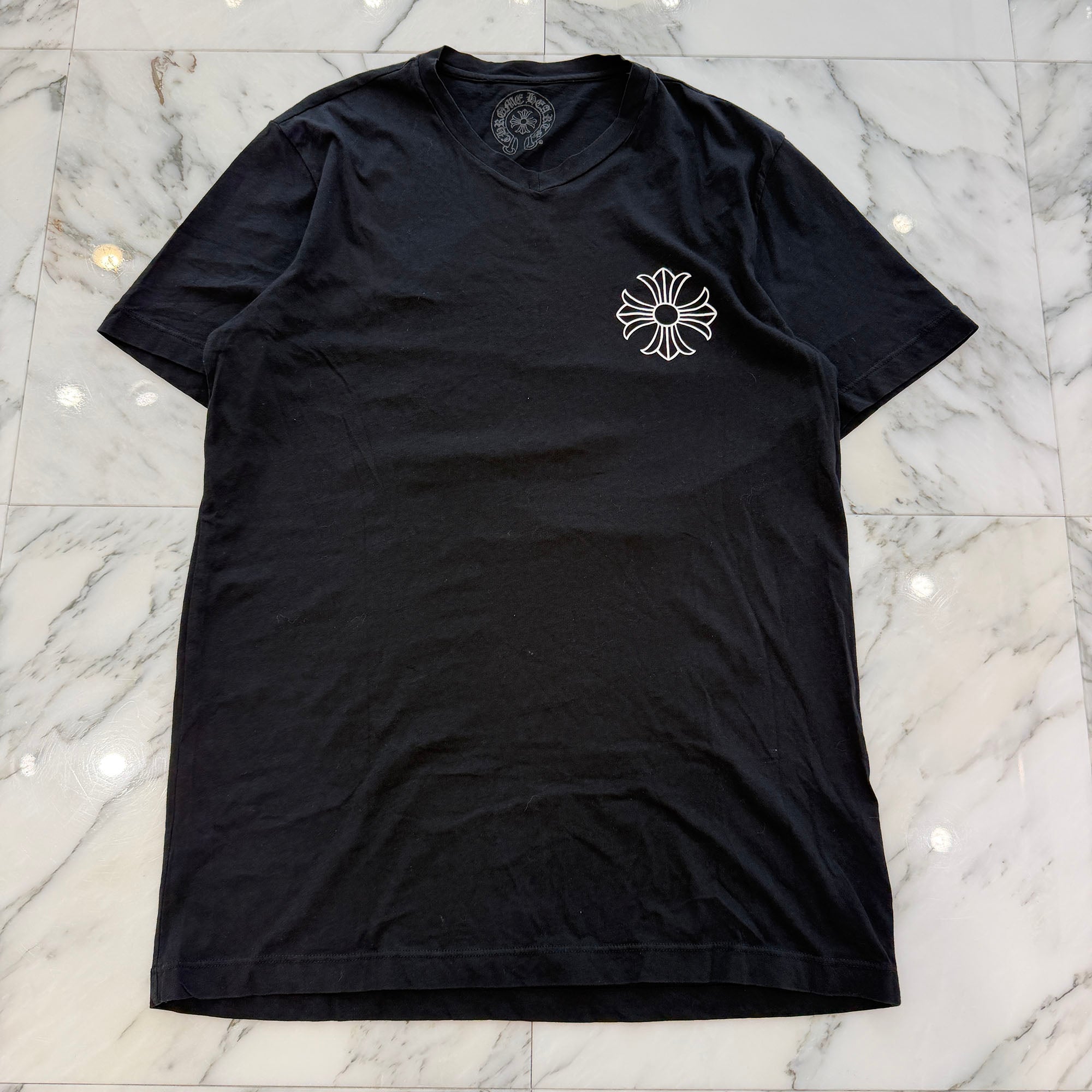 CHROME HEARTS CH Plus Print V Neck Tee Size M クロムハーツ CHプラスプリント Vネック Tシャツ サイズＭ