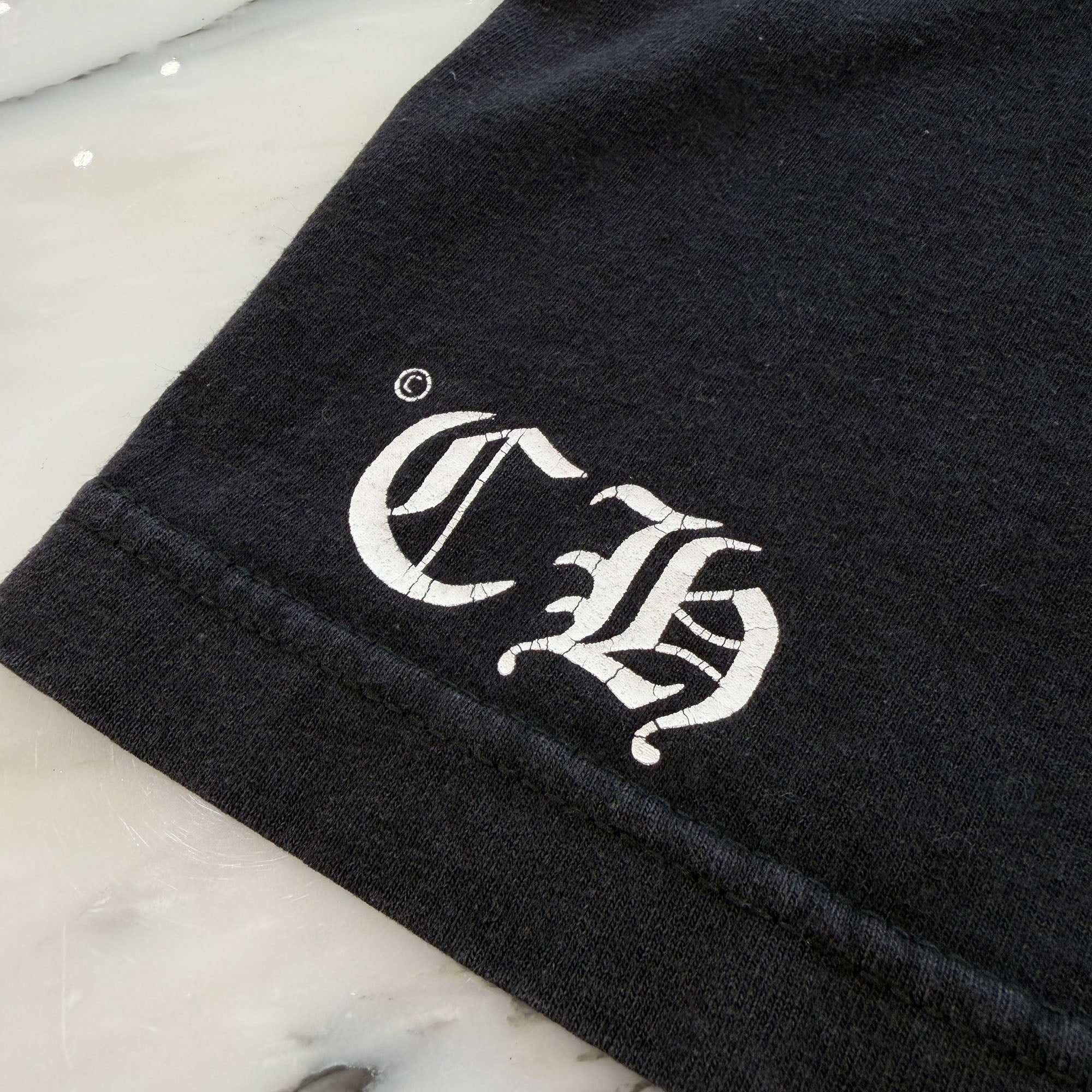 CHROME HEARTS Back Cemetery Cross Vine Dagger Print Tee Size S クロムハーツ バックセメタリークロス ヴァインダガープリント Tシャツ サイズS