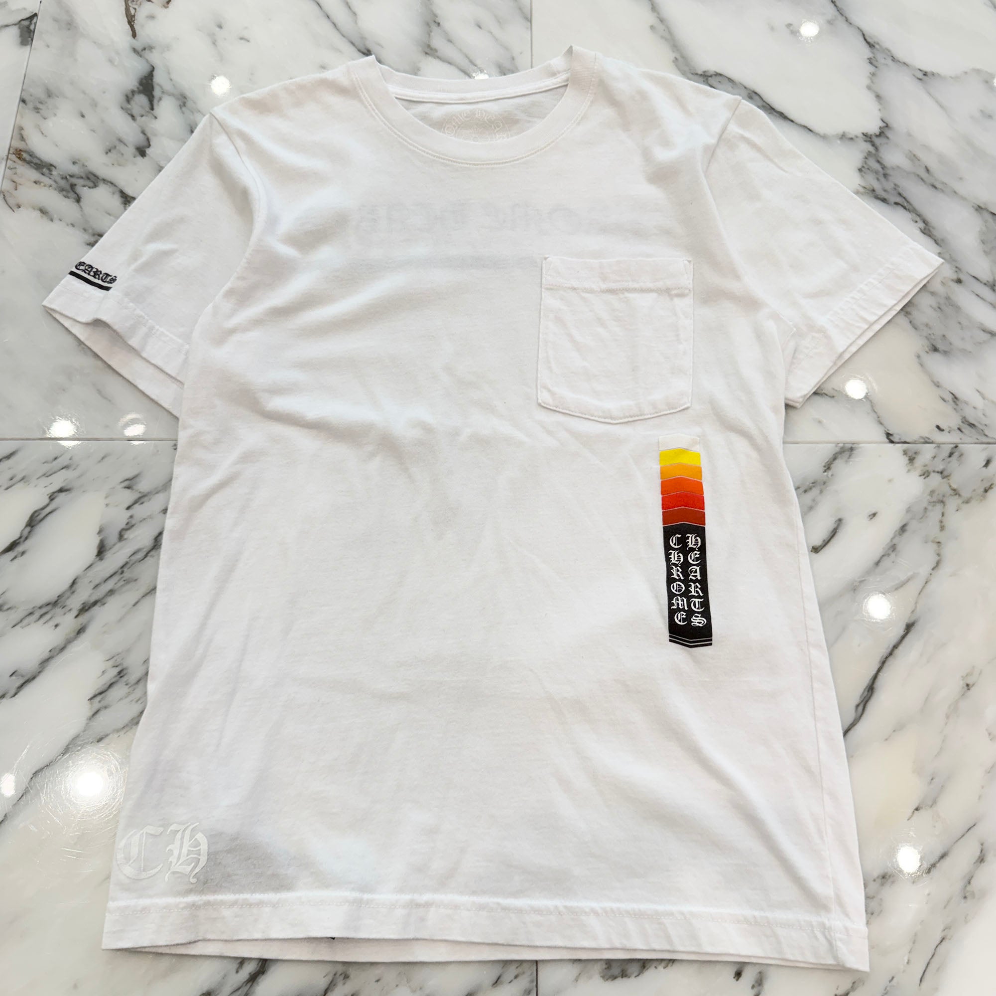 CHROME HEARTS Neon Bar Logo Tee Size S クロムハーツ ネオンバー ロゴ Tシャツ サイズS