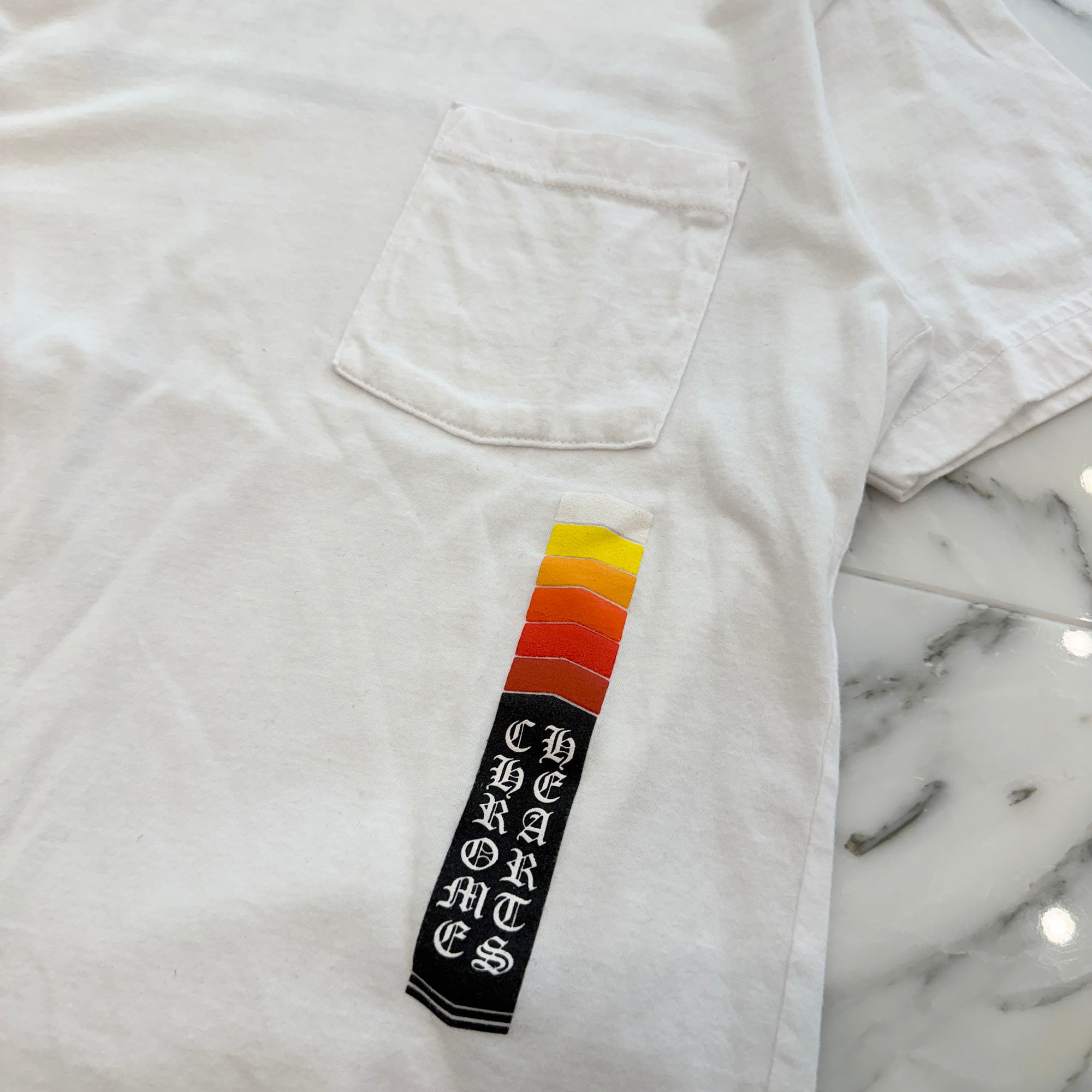 CHROME HEARTS Neon Bar Logo Tee Size S クロムハーツ ネオンバー ロゴ Tシャツ サイズS