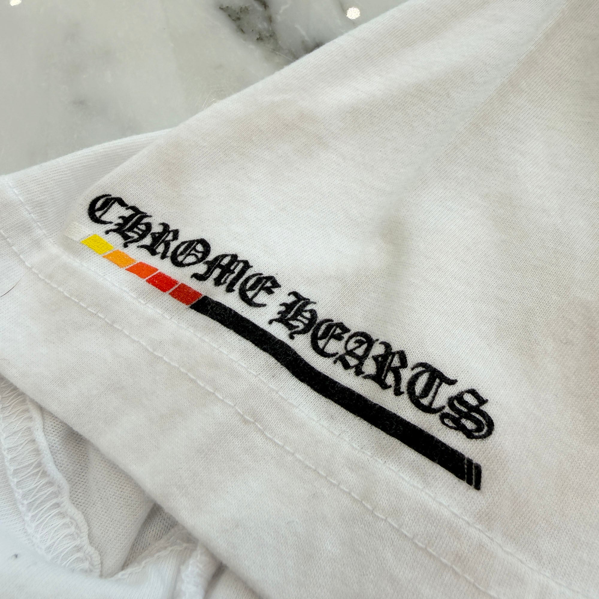 CHROME HEARTS Neon Bar Logo Tee Size S クロムハーツ ネオンバー ロゴ Tシャツ サイズS