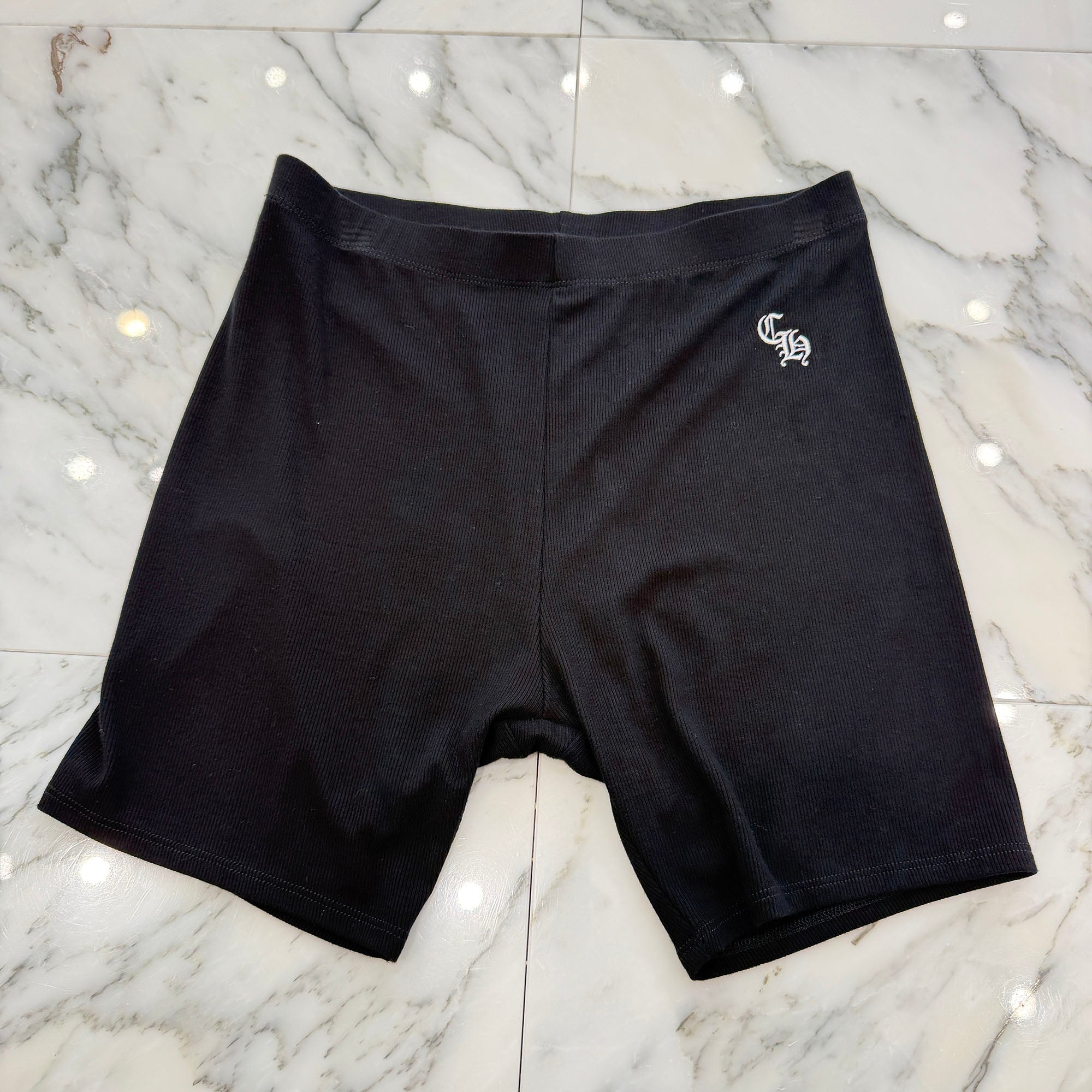 CHROME HEARTS Y NOT CH Logo Embroidery Thermal Shorts Size S クロムハーツ ワイノット CHロゴ刺繍 サーマルショーツ サイズS
