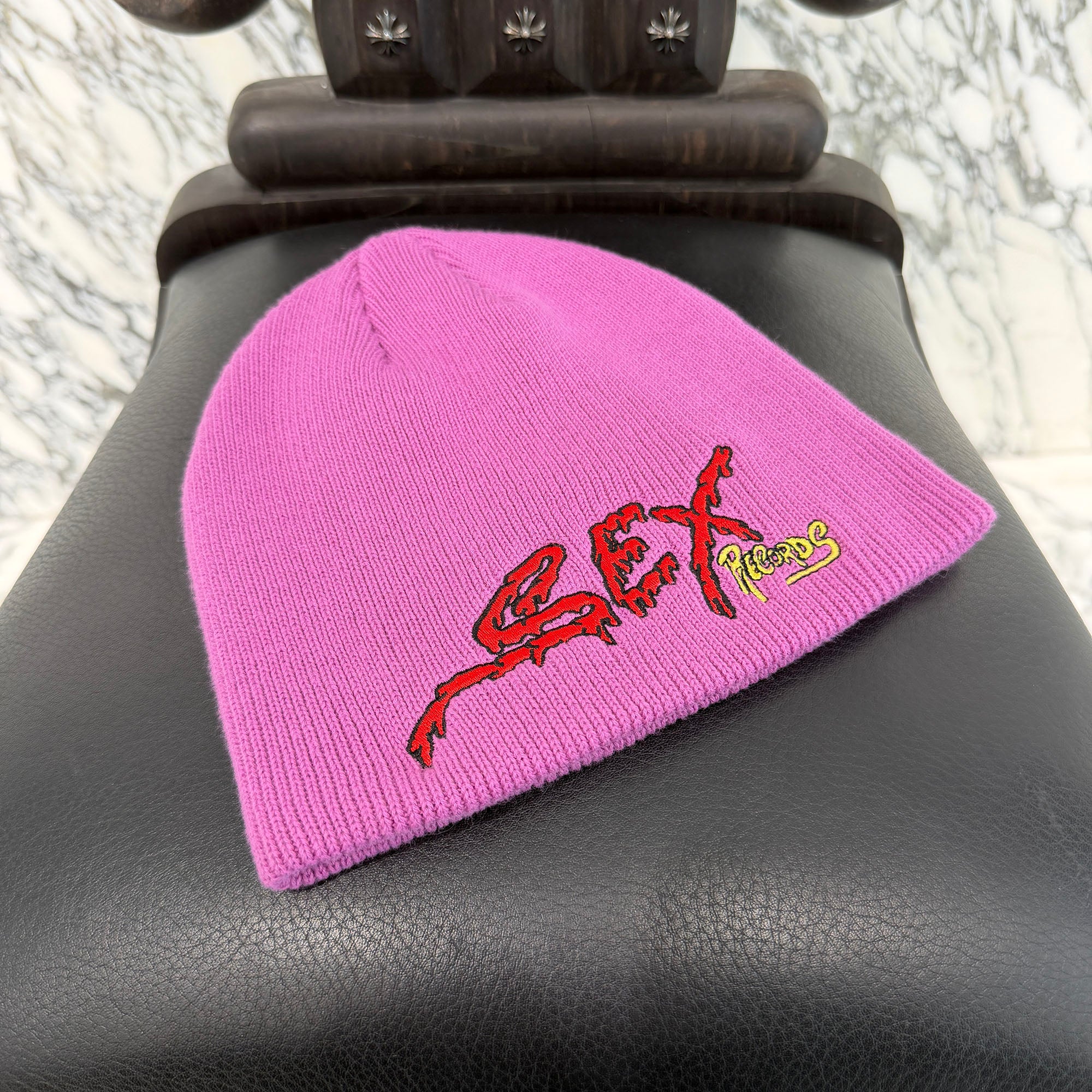 MATTY BOY ANTI PROMO SEX Records Embroidery Beanie Size ONE SIZE マッティボーイ アンチプロモ セックスレコード 刺繍 ビーニー サイズONE SIZE