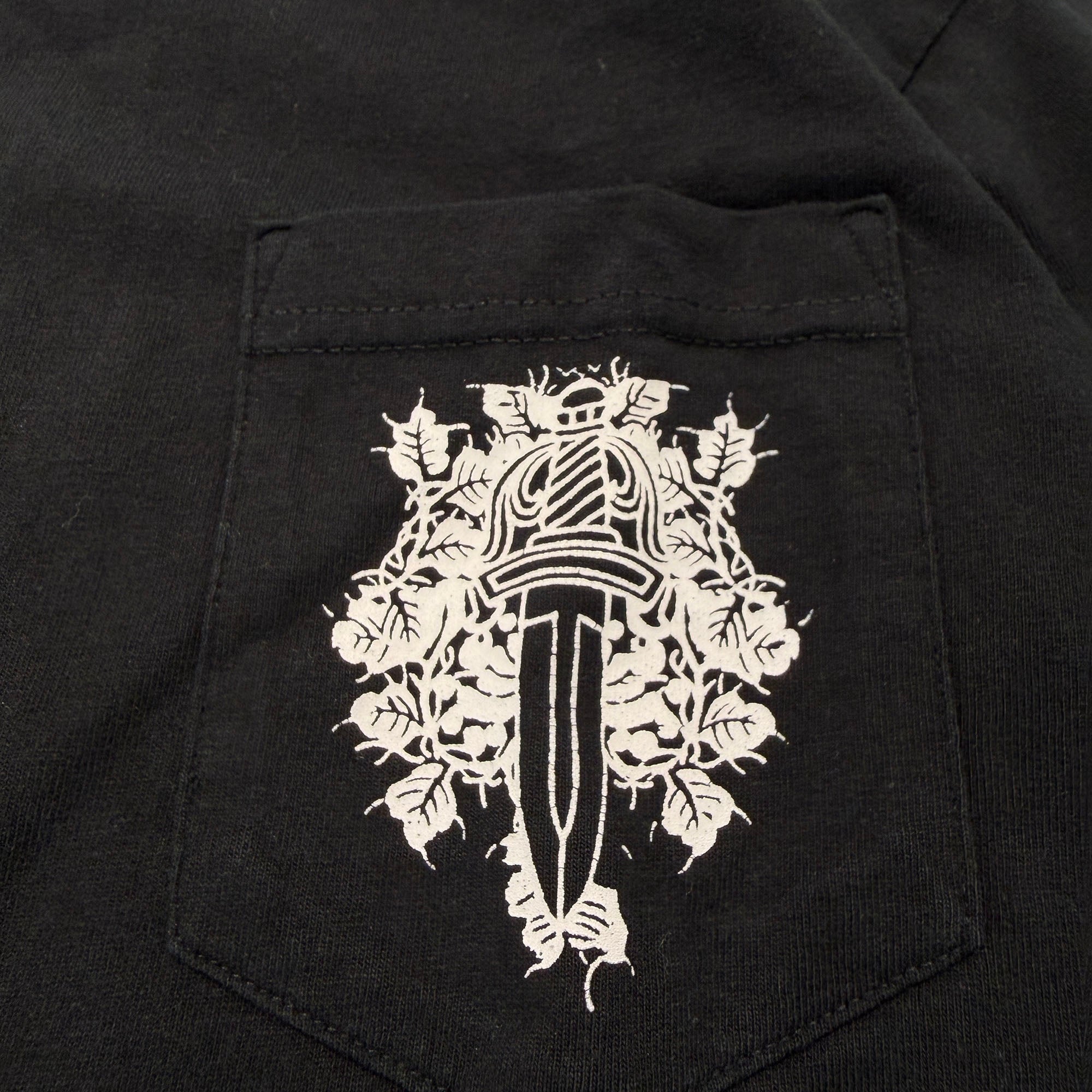 CHROME HEARTS Back Horseshoe Vine Dagger Long Sleeve Tee Size M クロムハーツ バックホースシュー ヴァインダガー ロングスリーブＴシャツ サイズＭ