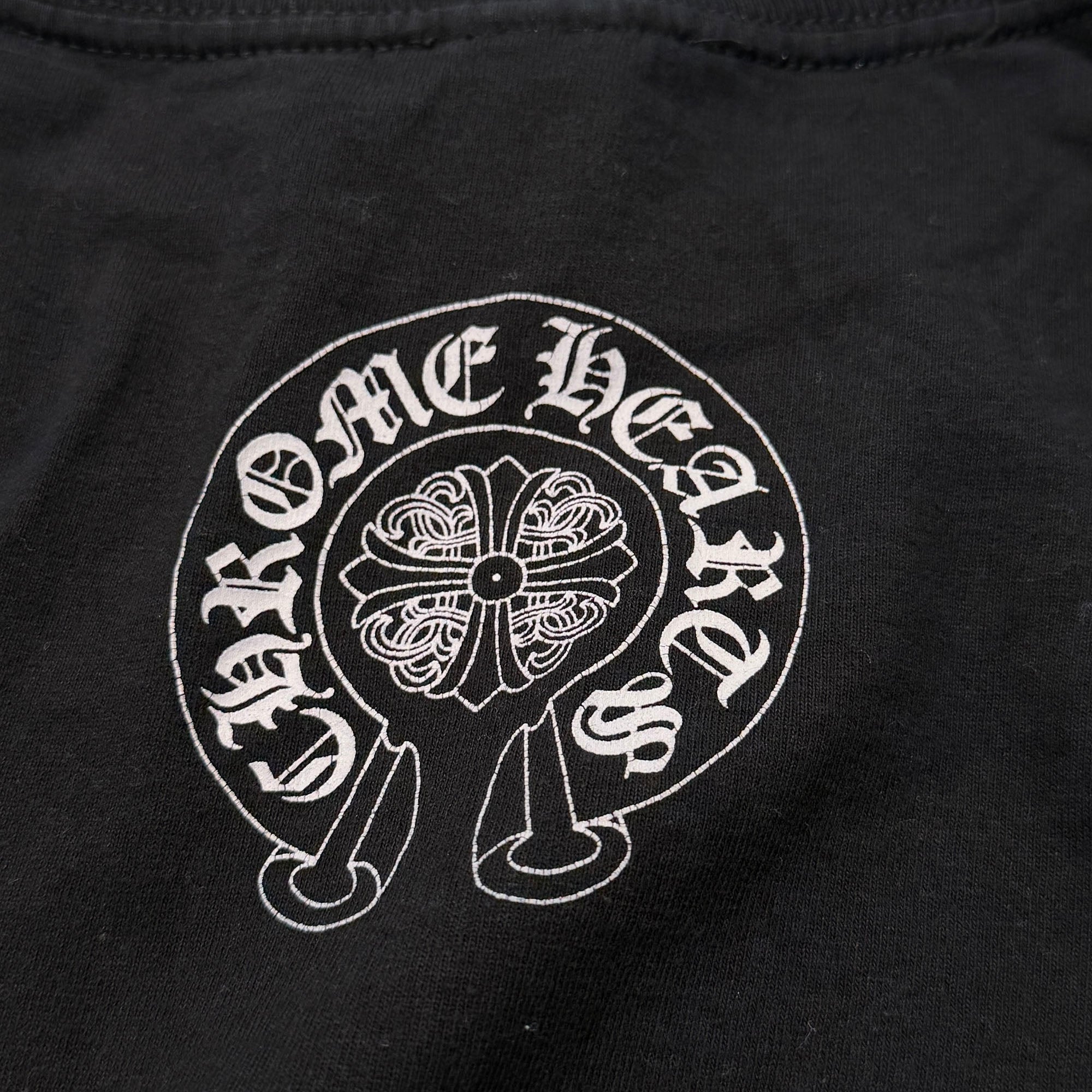 CHROME HEARTS Back Horseshoe Vine Dagger Long Sleeve Tee Size M クロムハーツ バックホースシュー ヴァインダガー ロングスリーブＴシャツ サイズＭ