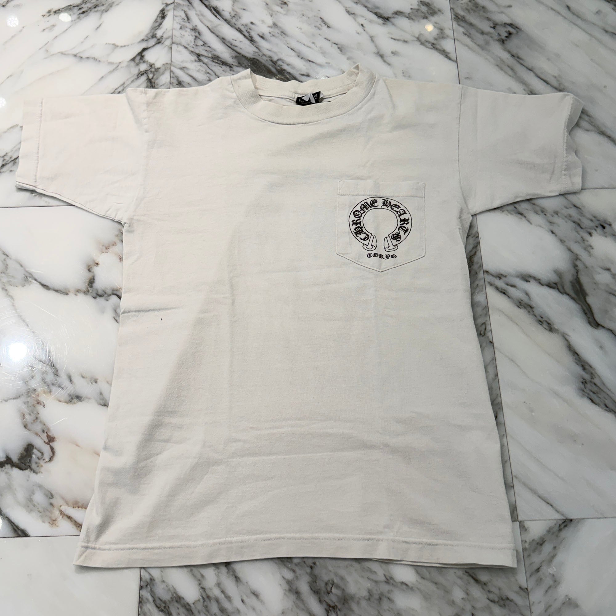 CHROME HEARTS Tokyo Limited Back Hairy Cross Fuck You Logo Tee Size S クロムハーツ 東京限定 バックヘイリークロス ファックユーロゴ Tシャツ サイズS