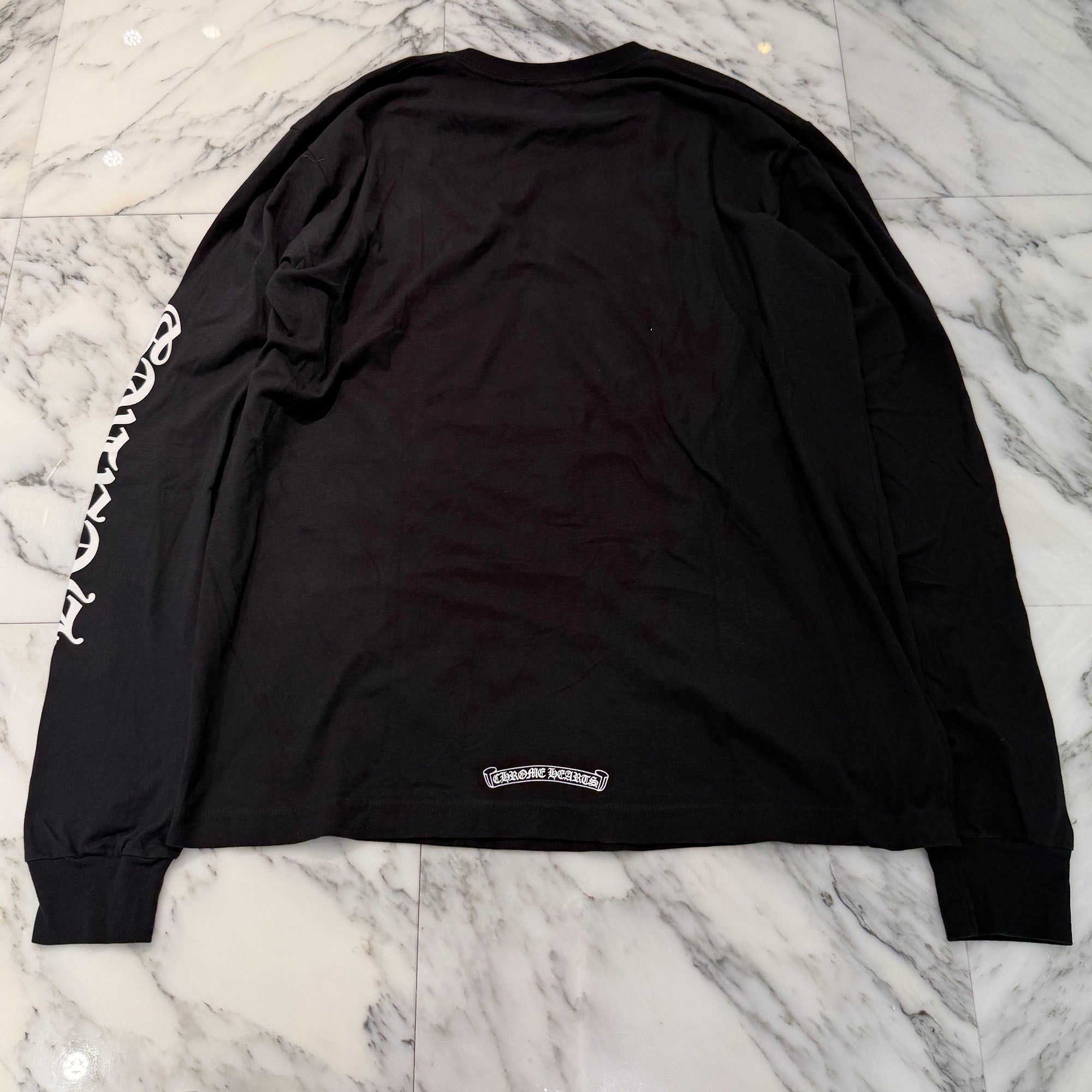 CHROME HEARTS Neck Logo Long Sleeve Tee Size XL クロムハーツ ネックロゴ ロングスリーブTシャツ サイズXL
