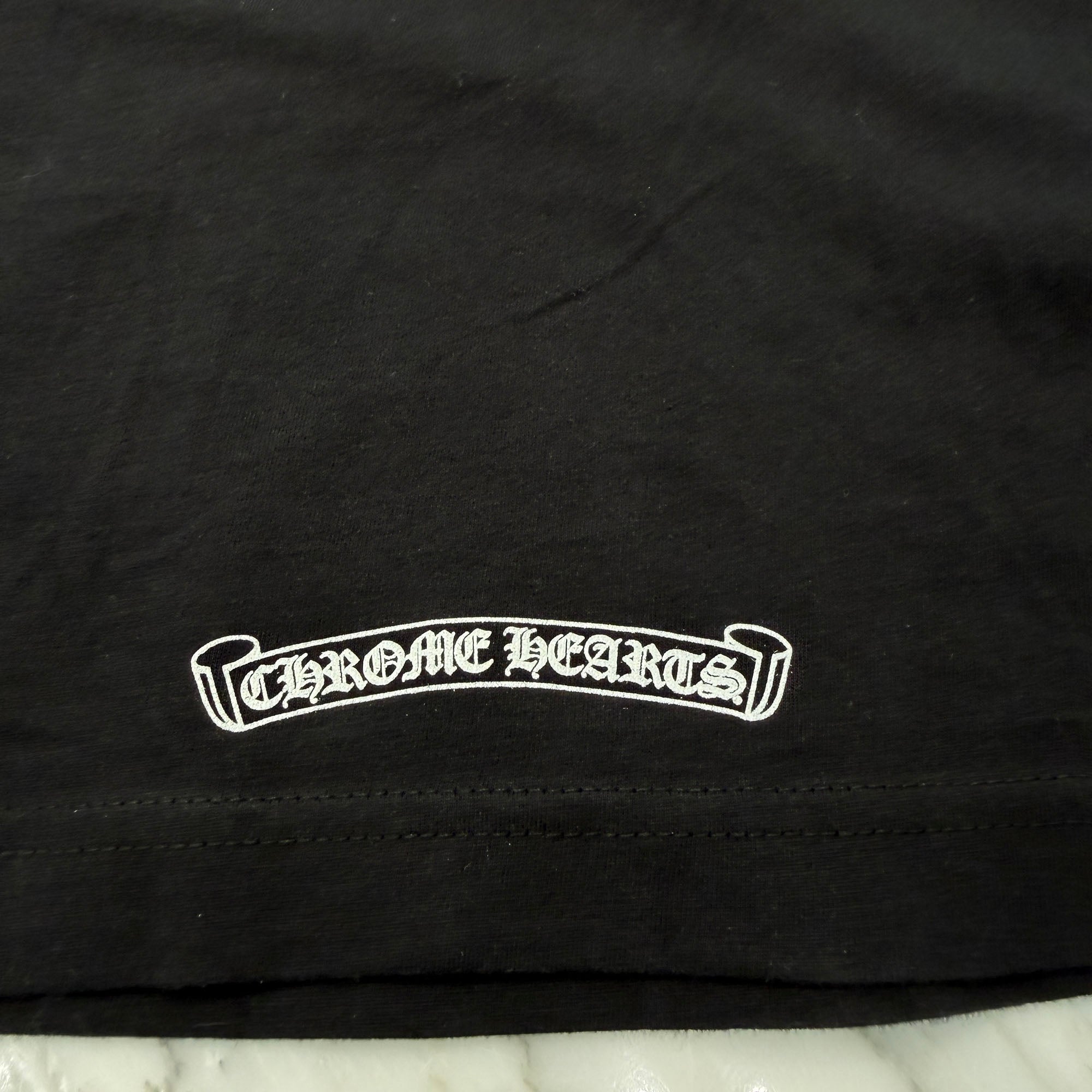 CHROME HEARTS Neck Logo Long Sleeve Tee Size XL クロムハーツ ネックロゴ ロングスリーブTシャツ サイズXL