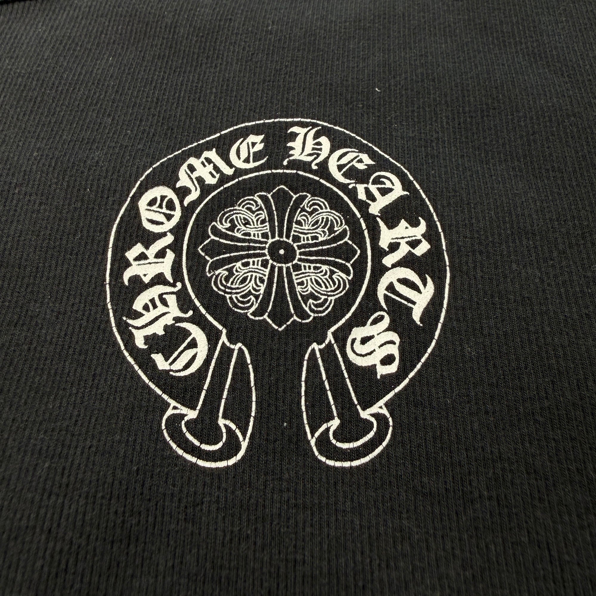 CHROME HEARTS Horseshoe Back Cemetery Cross Print Tee Size L クロムハーツ ホースシュー バックセメタリークロスプリント Tシャツ サイズL